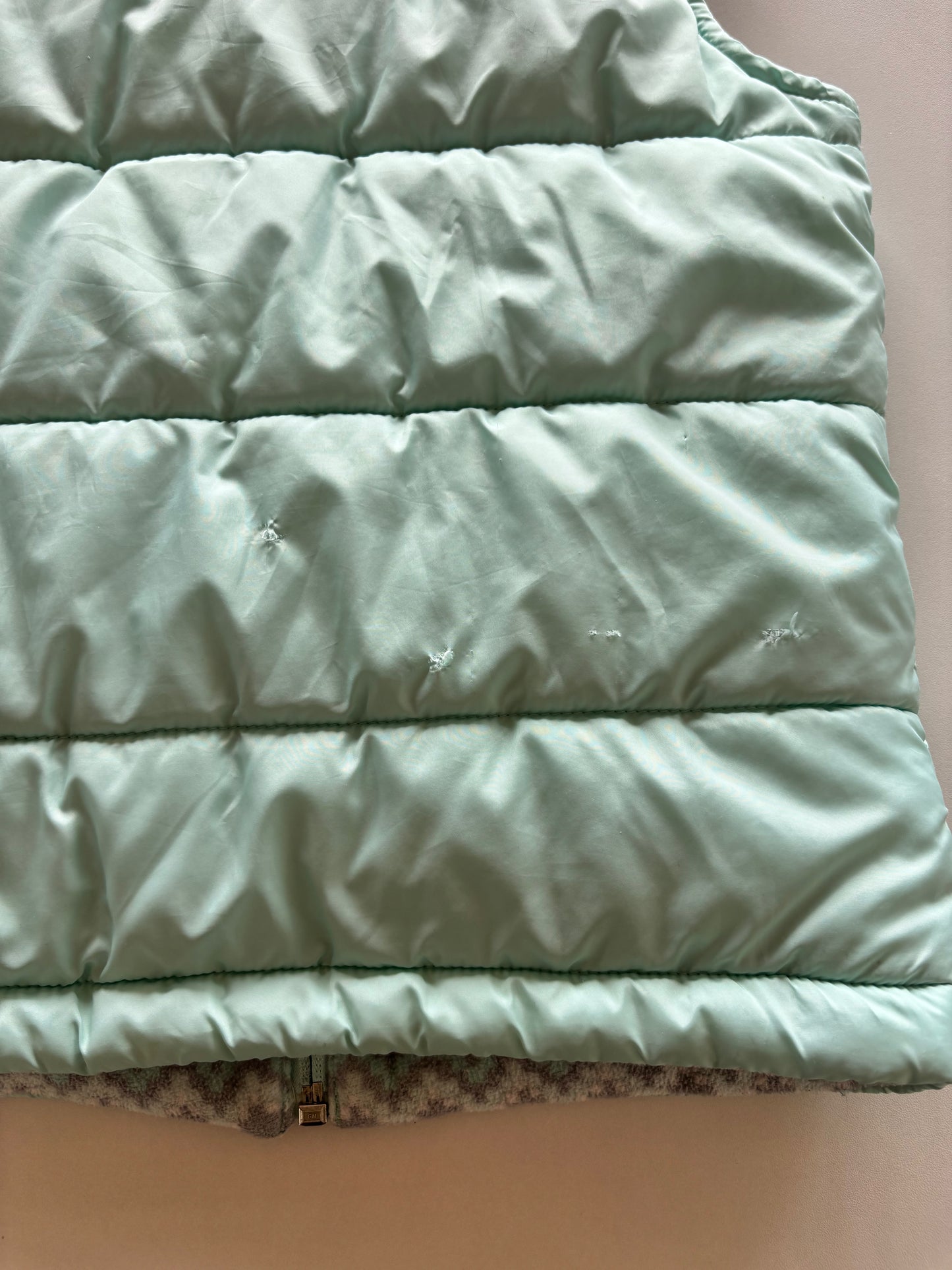 Reversible Columbia Mint Vest