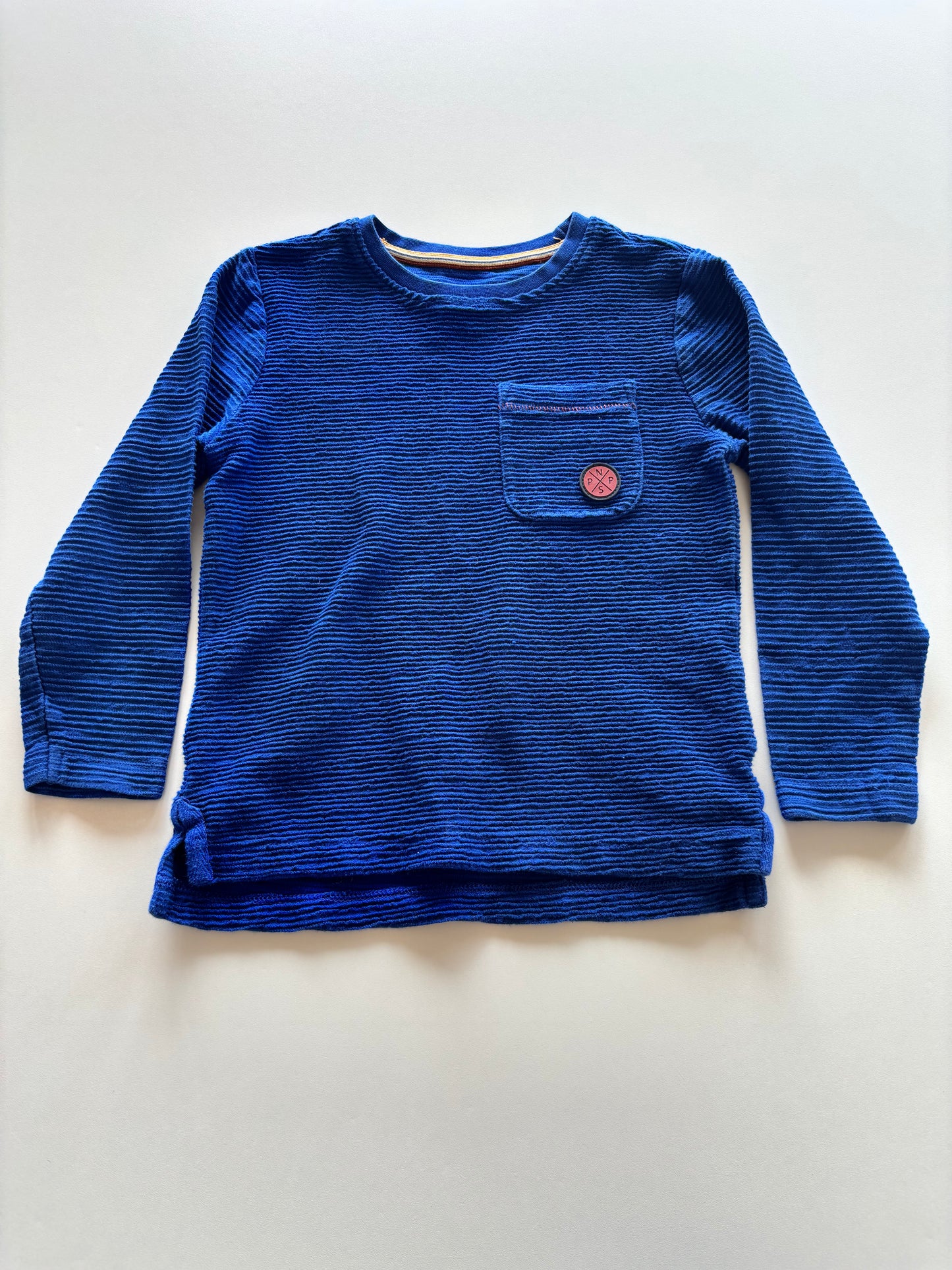 Blue Textured Shirt