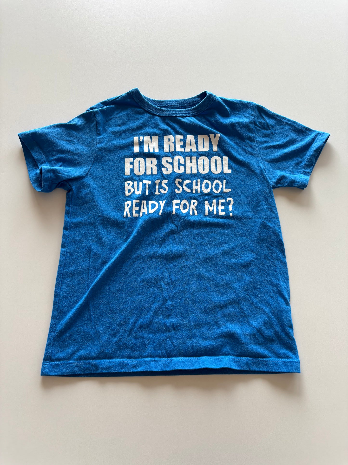 Blue Ready For School Tee