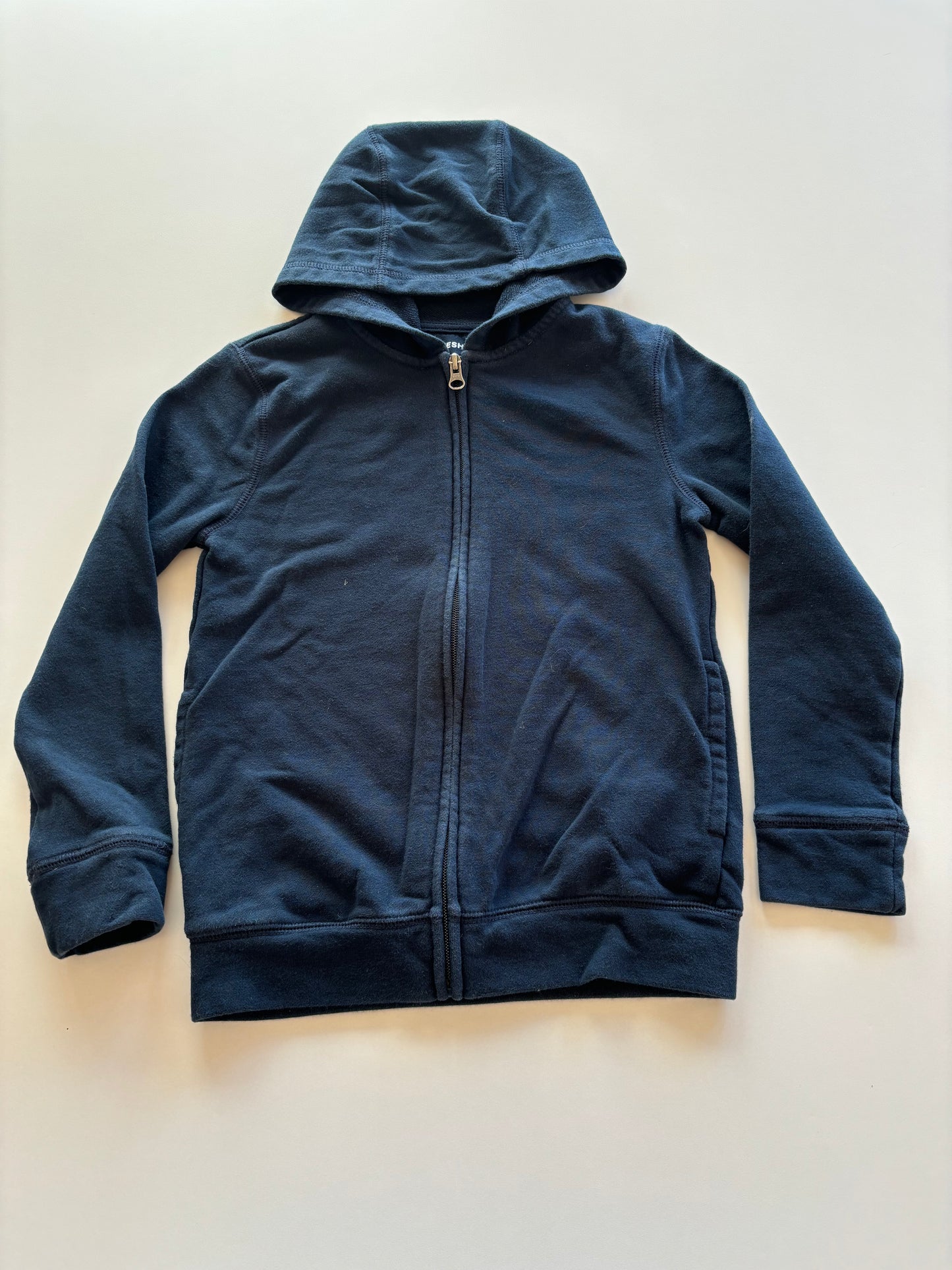 Navy Zip Up Hoodie