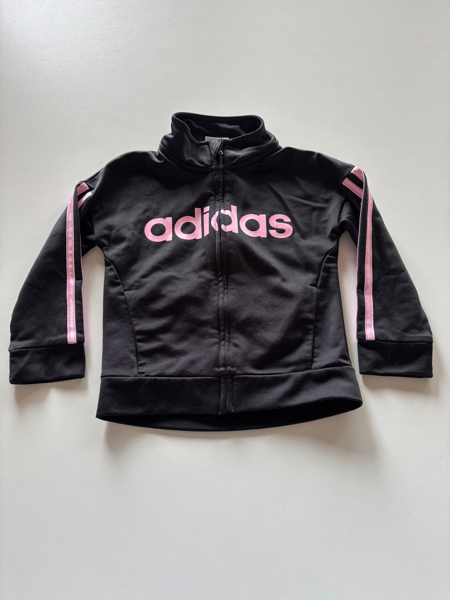 Black & Pink Adidas Zip Up