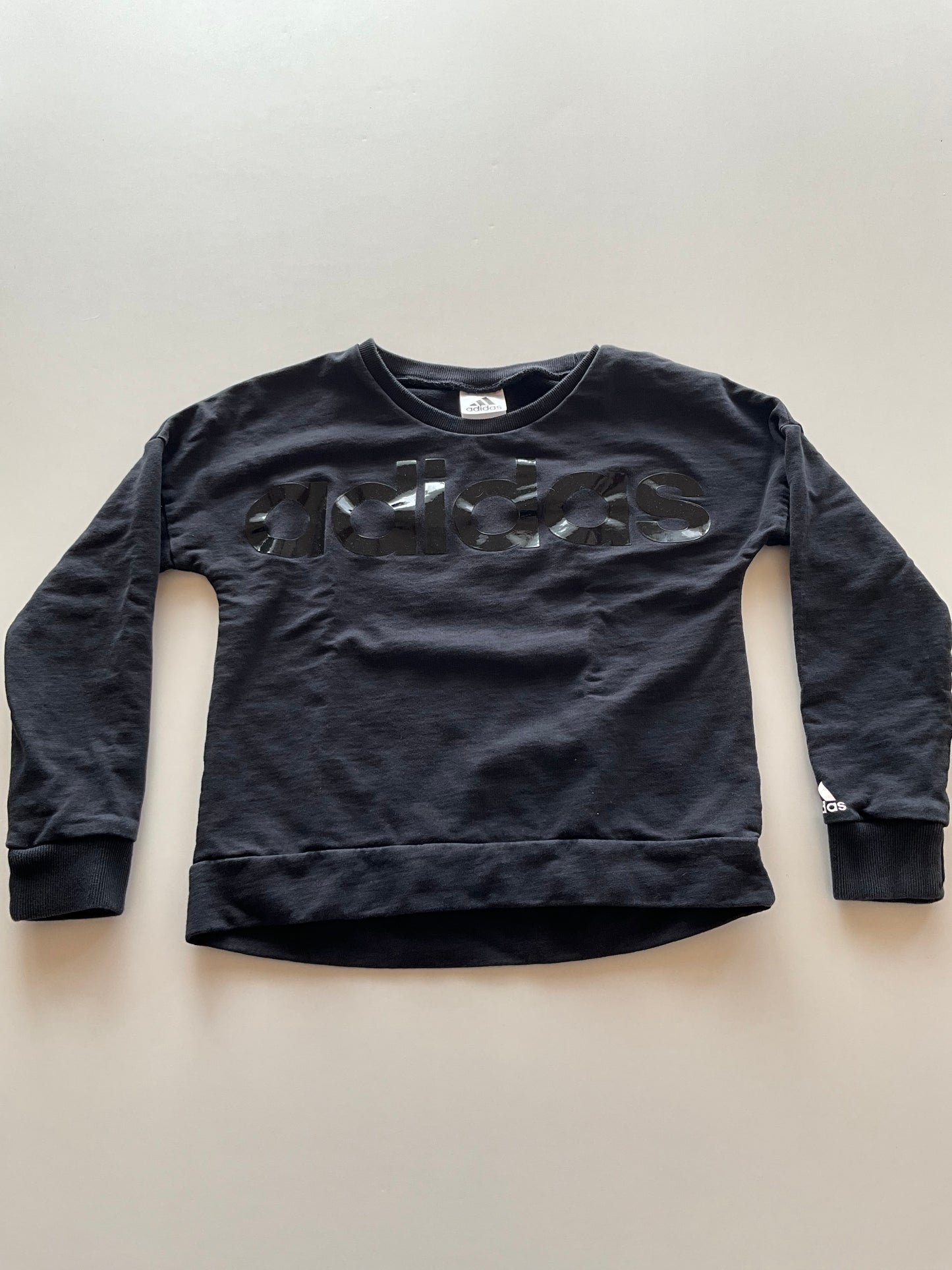 Black on Black Adidas Crewneck