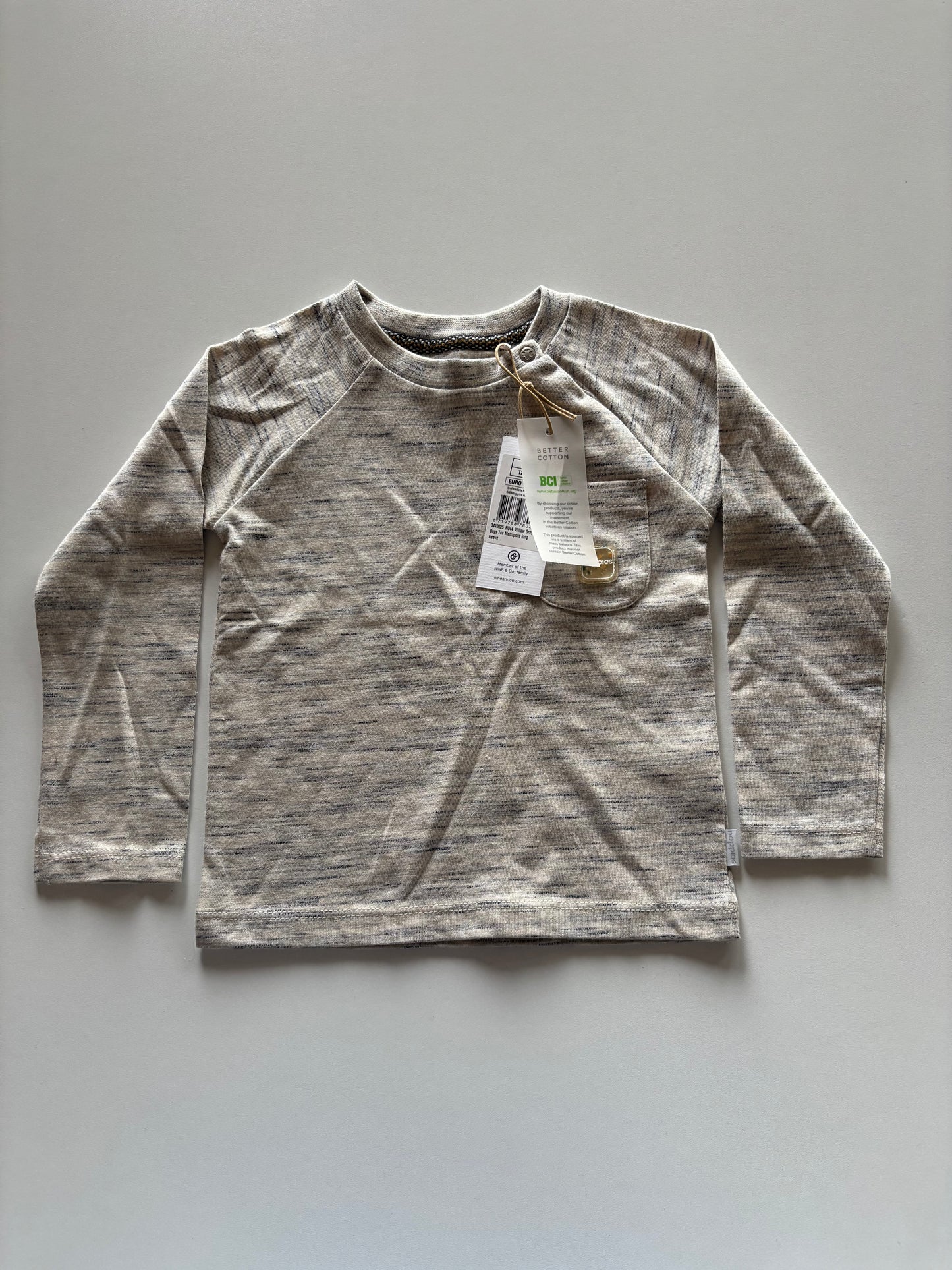 BNWT Brown & Blue Melange Shirt