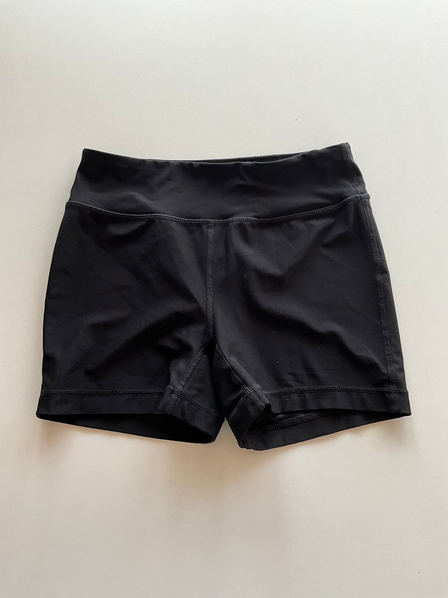 Black Athletic Bike Shorts