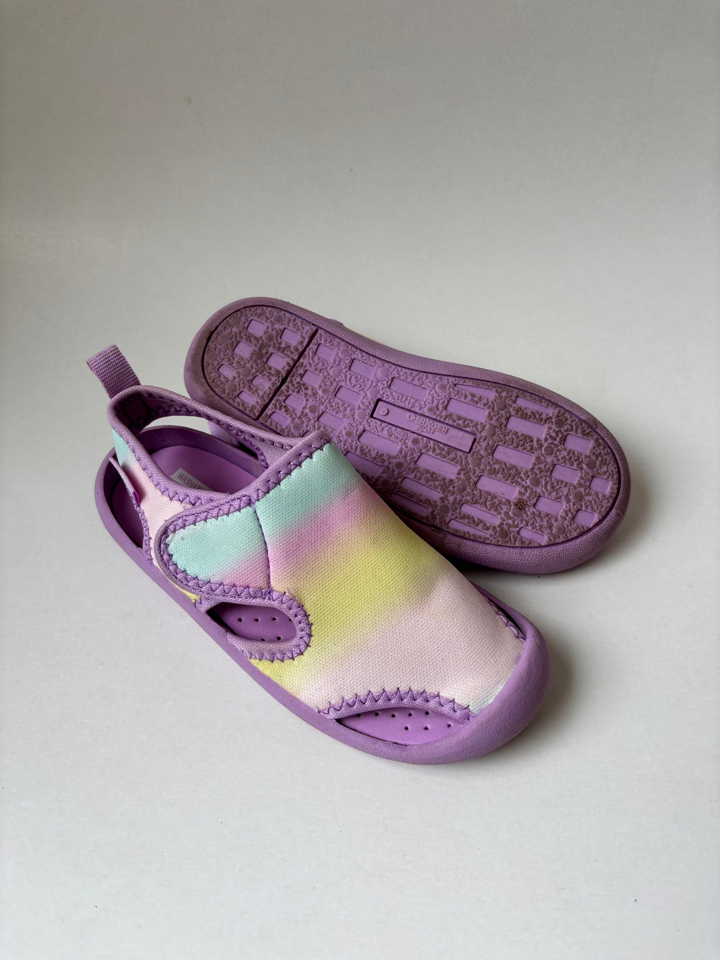 Purple & Pastel Tie Dye Sandals