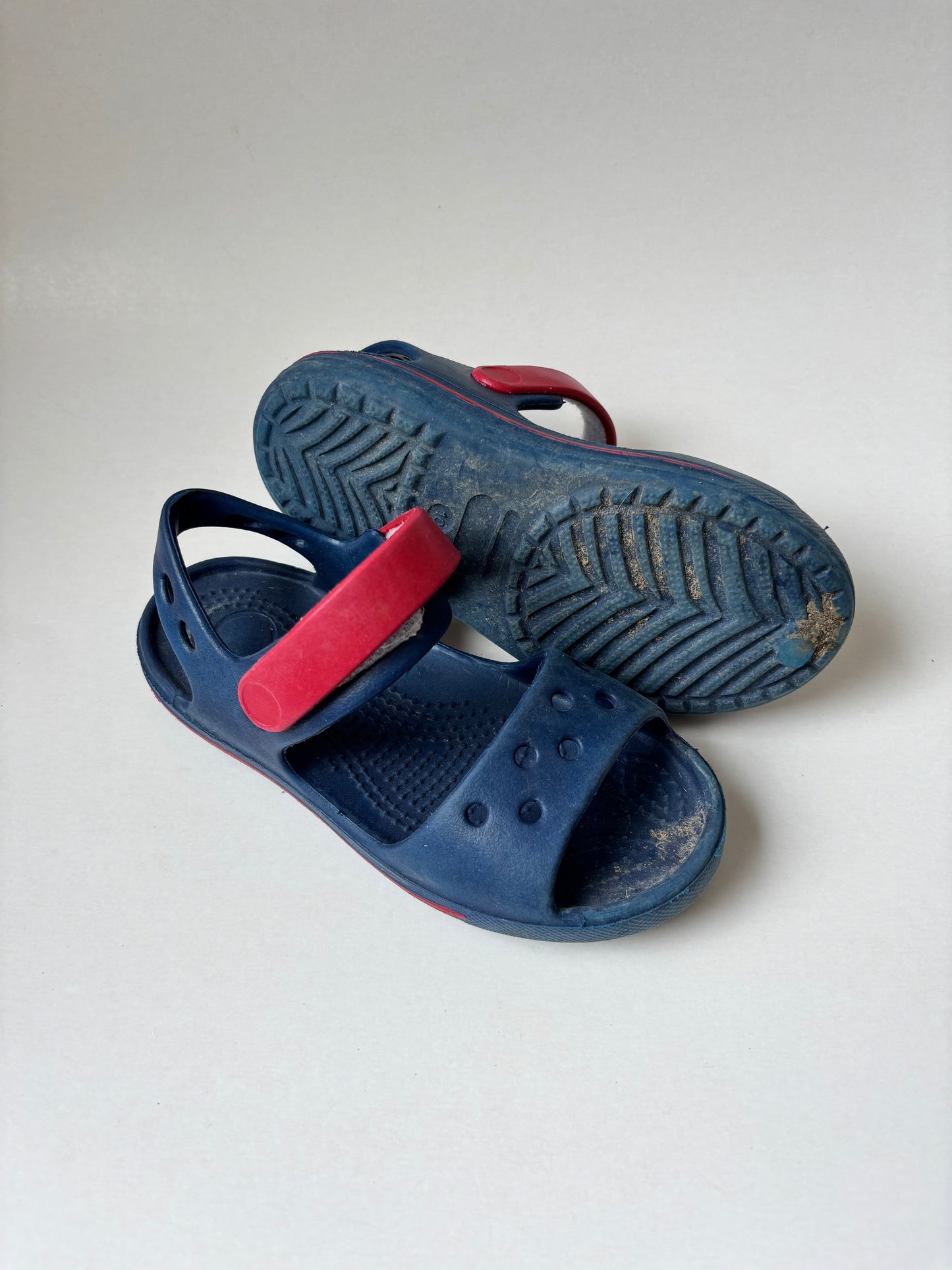 Blue & Red Foam Sandals