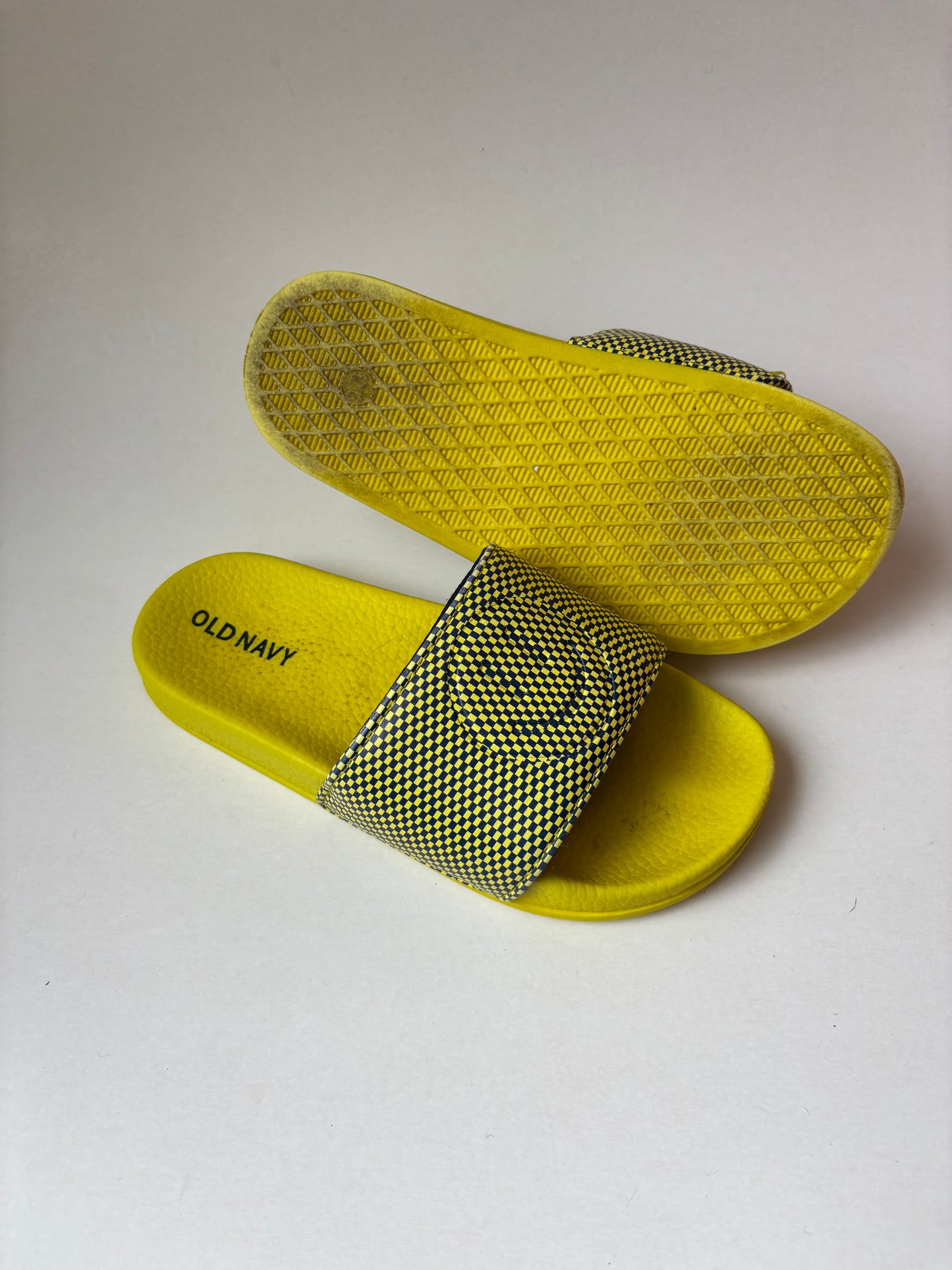 Yellow Checkered Slides