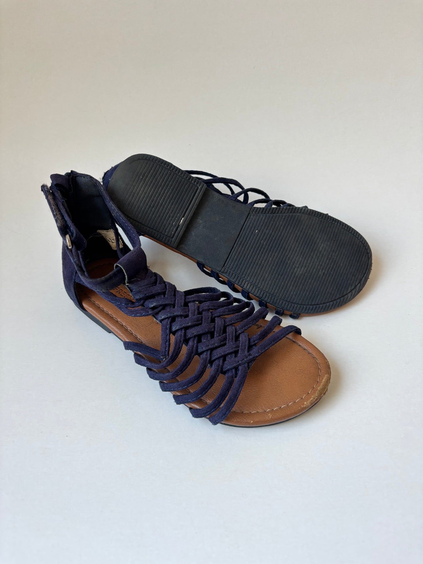 Navy Strappy Sandals