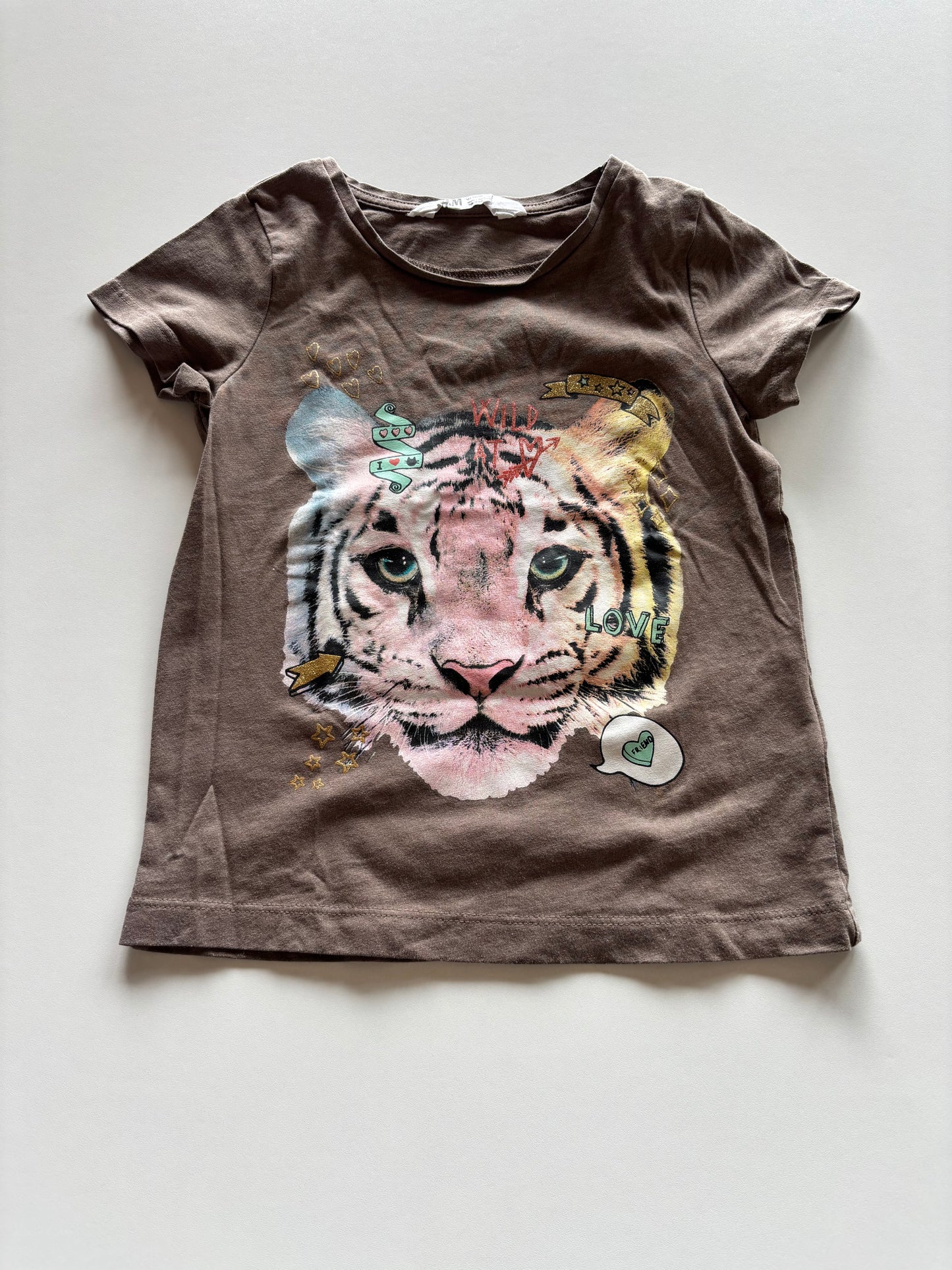 Brown Tiger Tee
