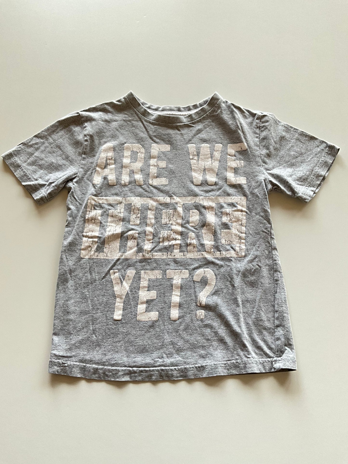 Grey "Are We There Yet" Tee