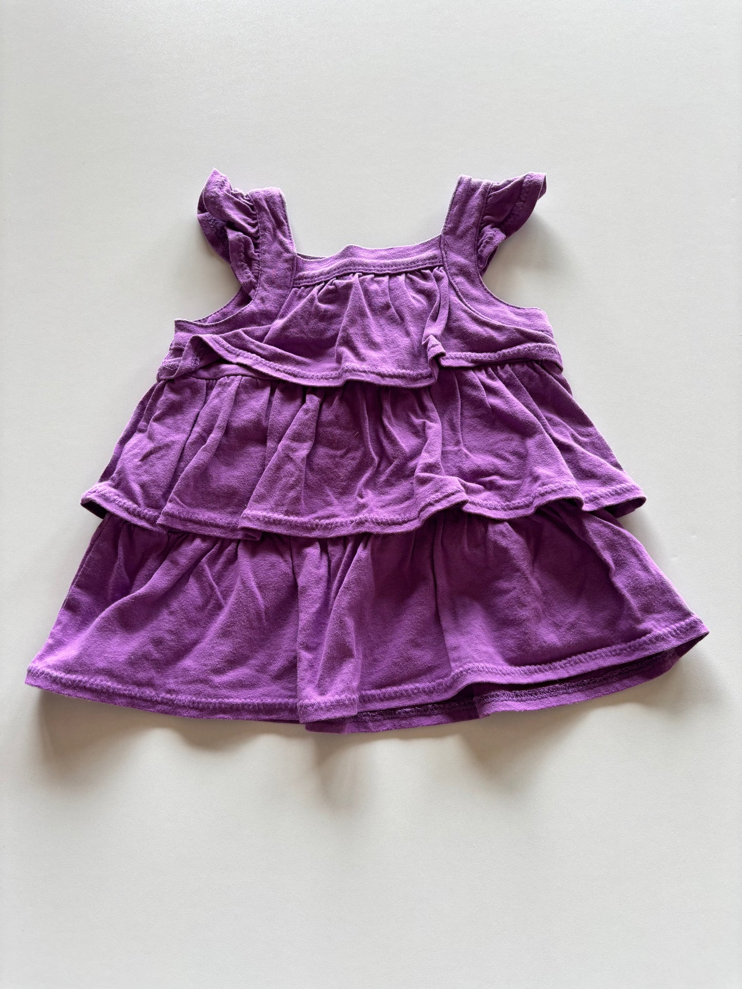 Purple Tiered Dress