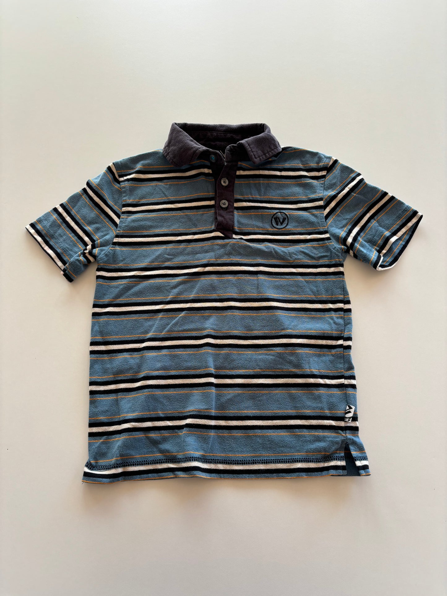 Striped Polo Tee