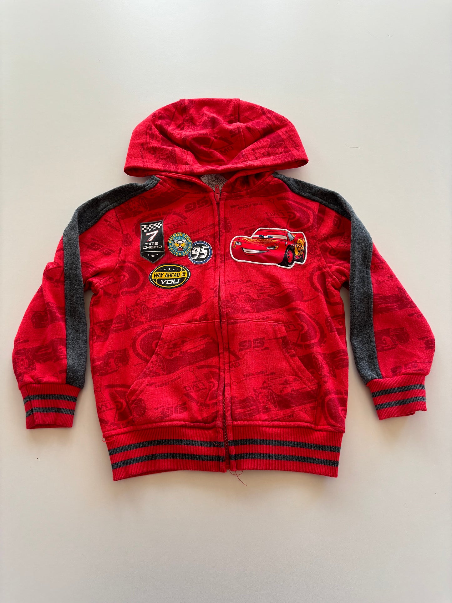 Red Cars Zip Up Hoodie