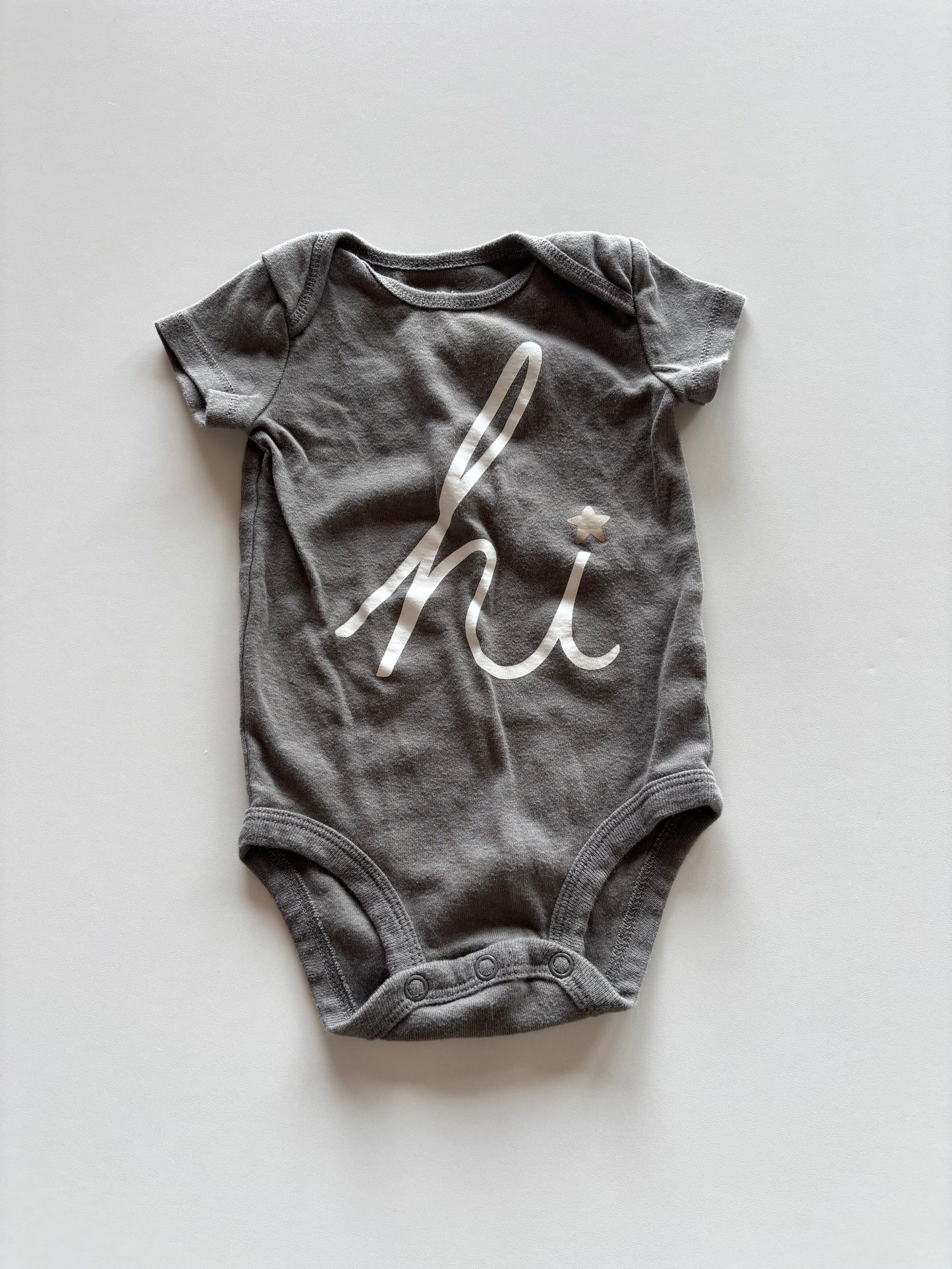 Grey Hi Onesie