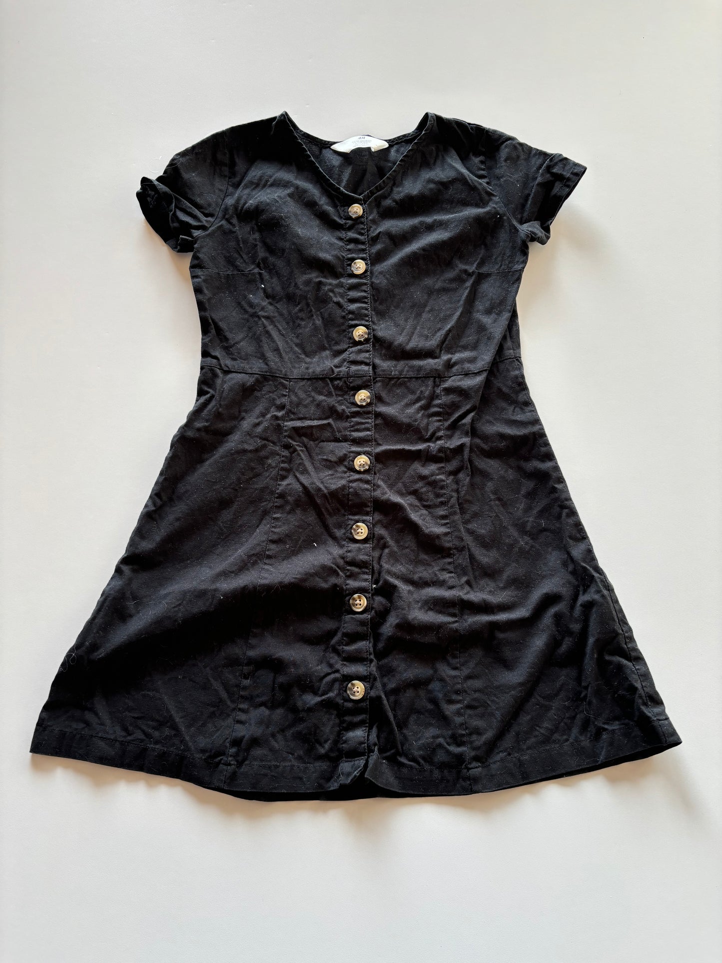 Black Button Up Dress