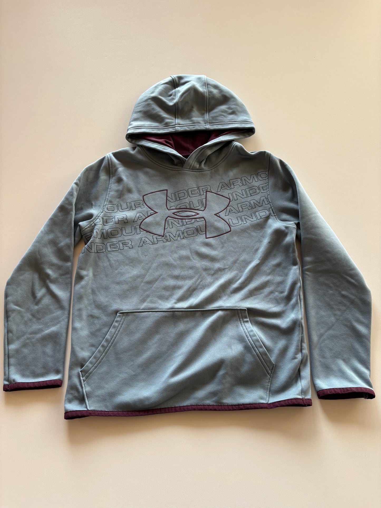 Slate Blue & Maroon UA Hoodie