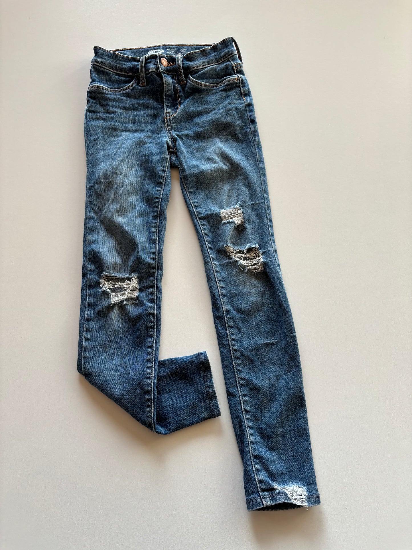 Distressed Ballerina Jeggings