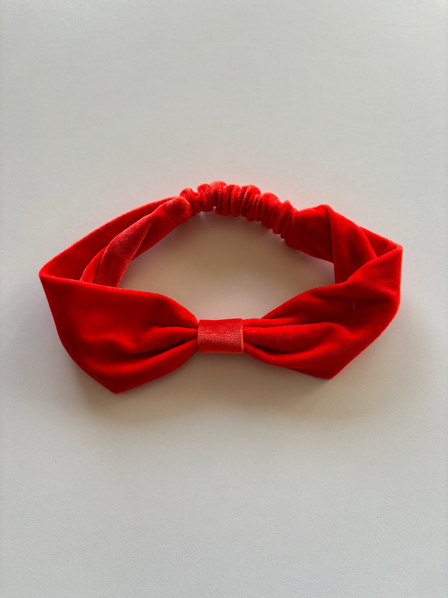 Red Velour Headband