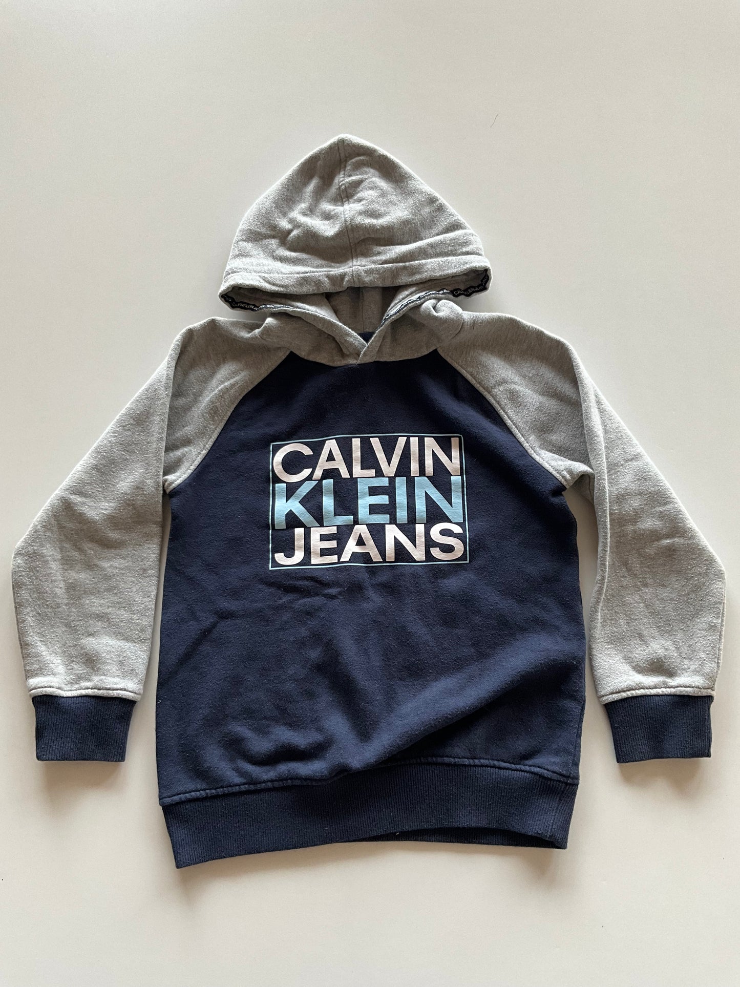 Grey & Navy CK Hoodie