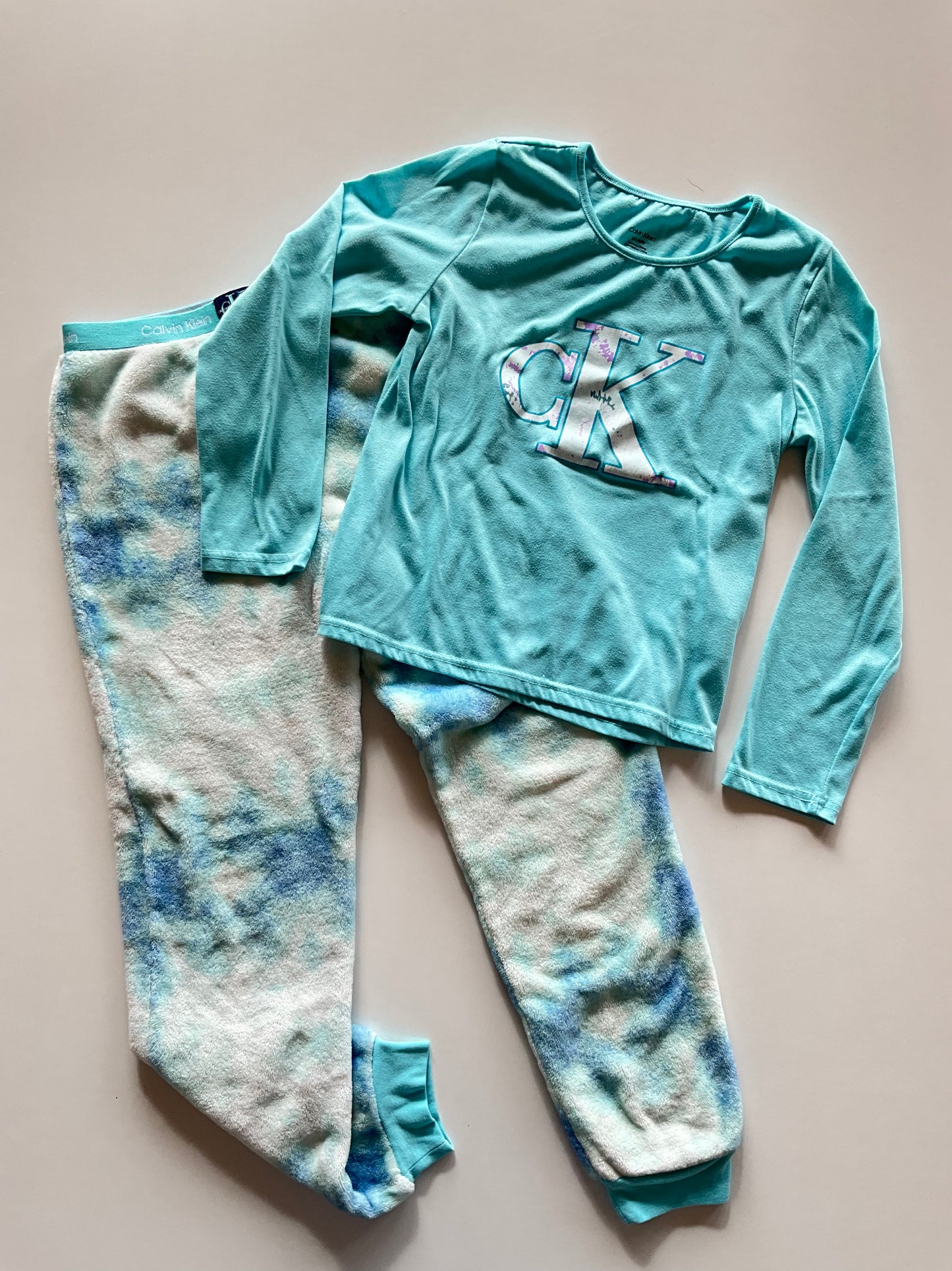 2pc Teal CK Pajamas