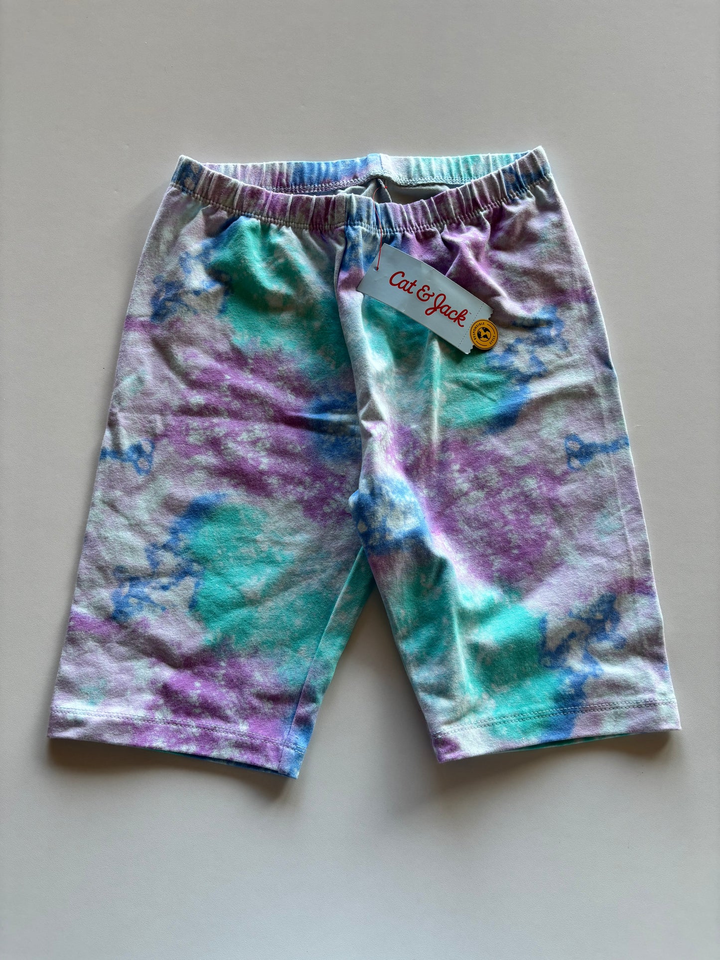 BNWT Tie Dye Bike Shorts