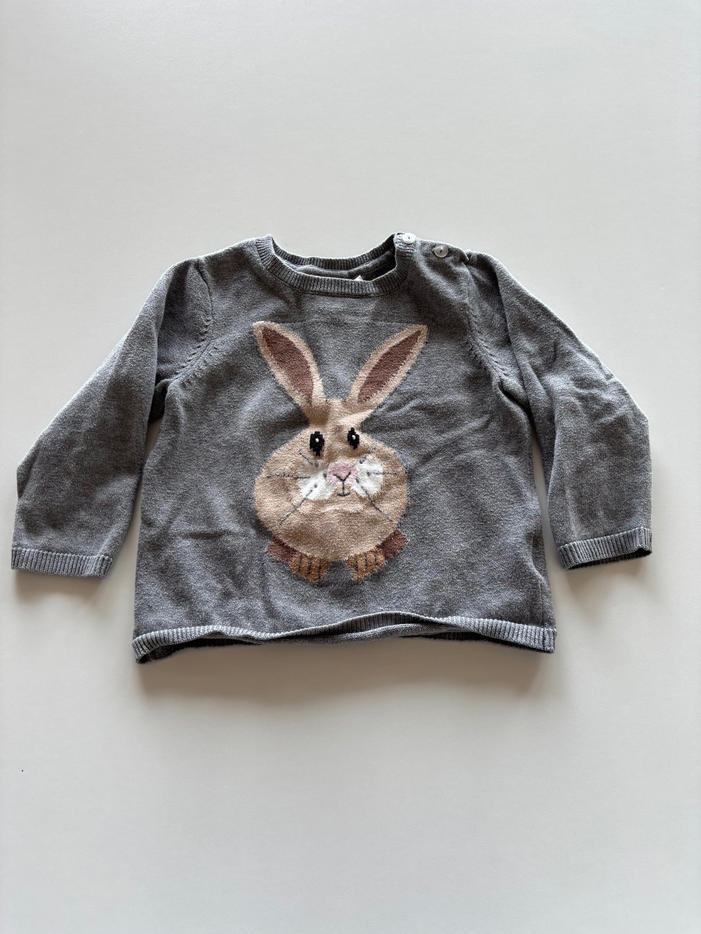Grey Bunny Sweater