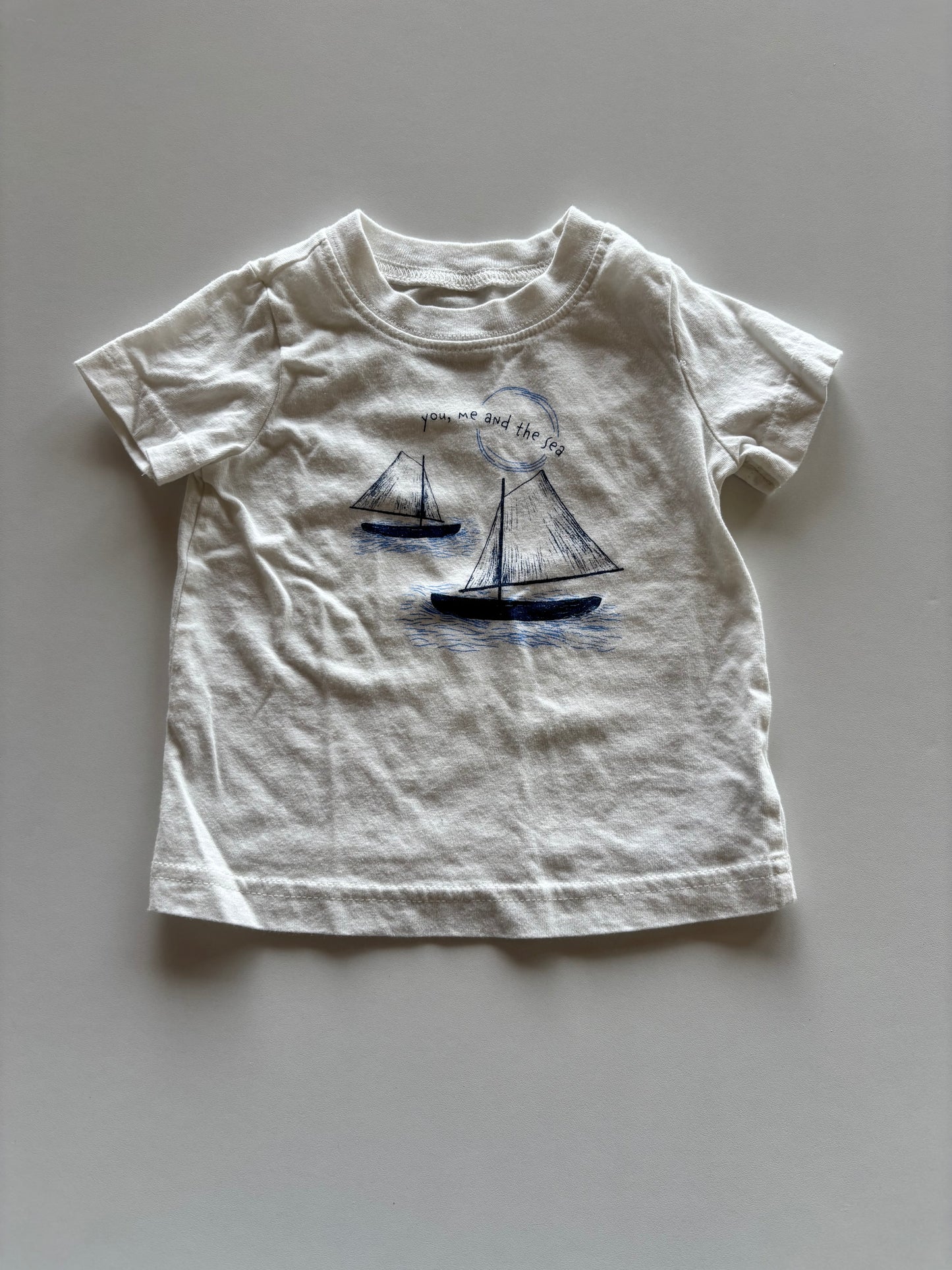 Ivory Sailboat Tee