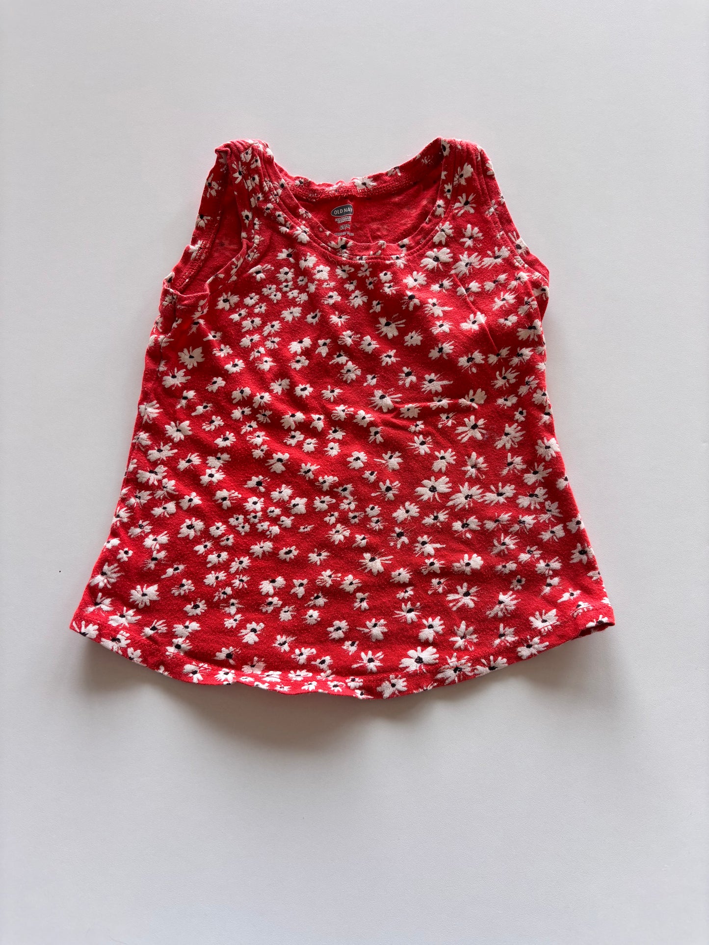 Red Floral Tank