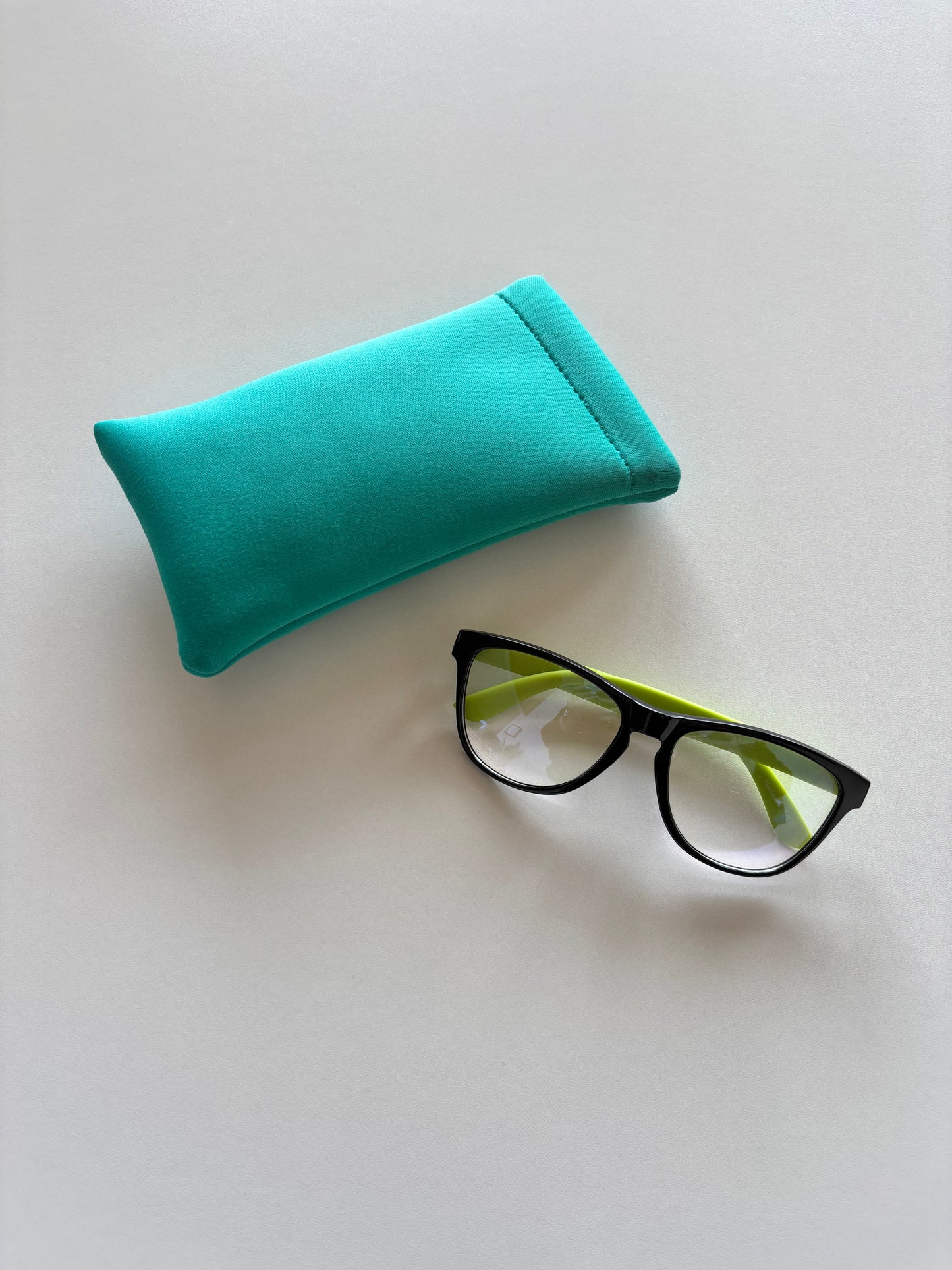 Black & Lime Green Bluelight Glasses