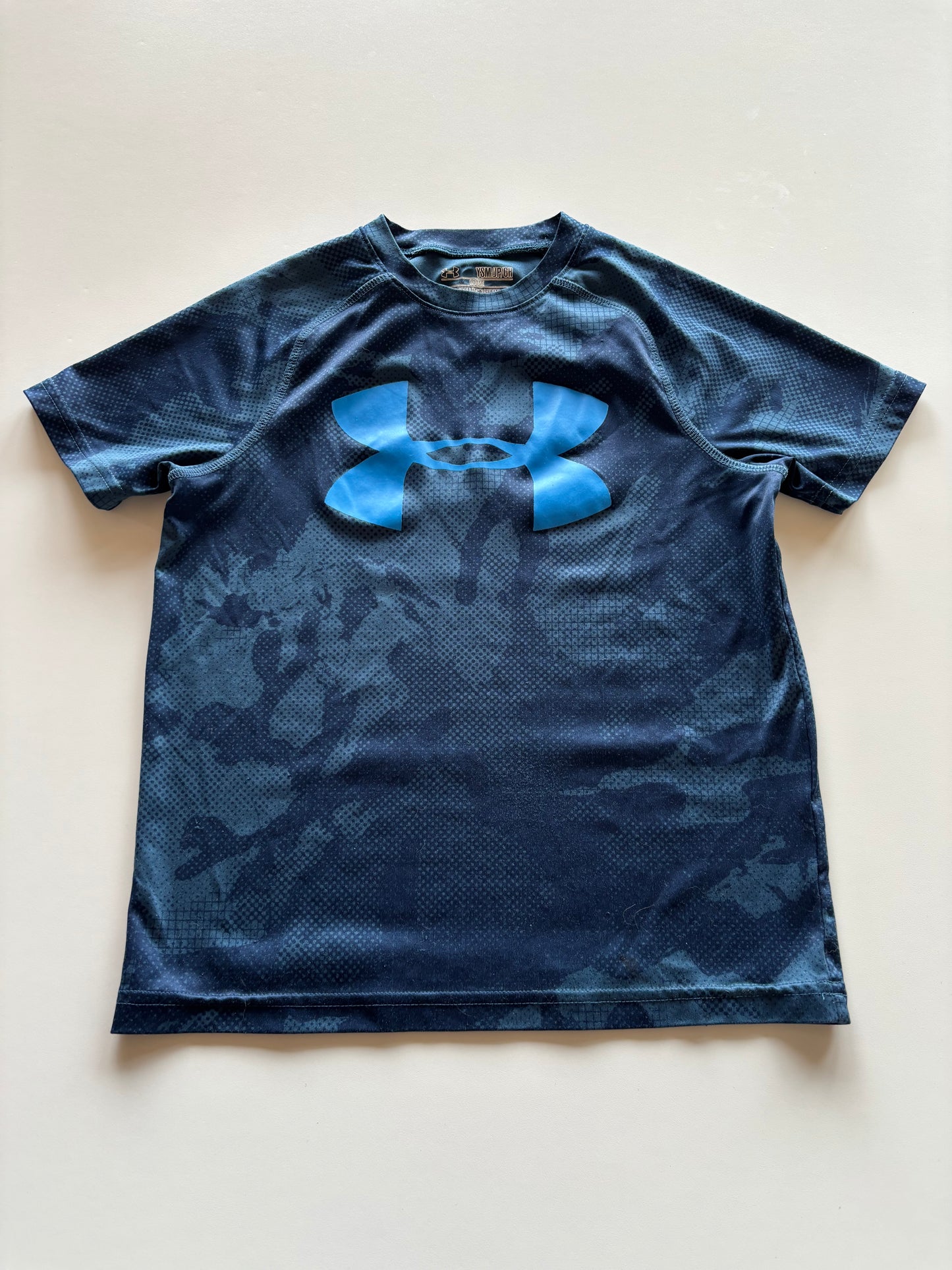 Blue Camo Athletic UA Tee