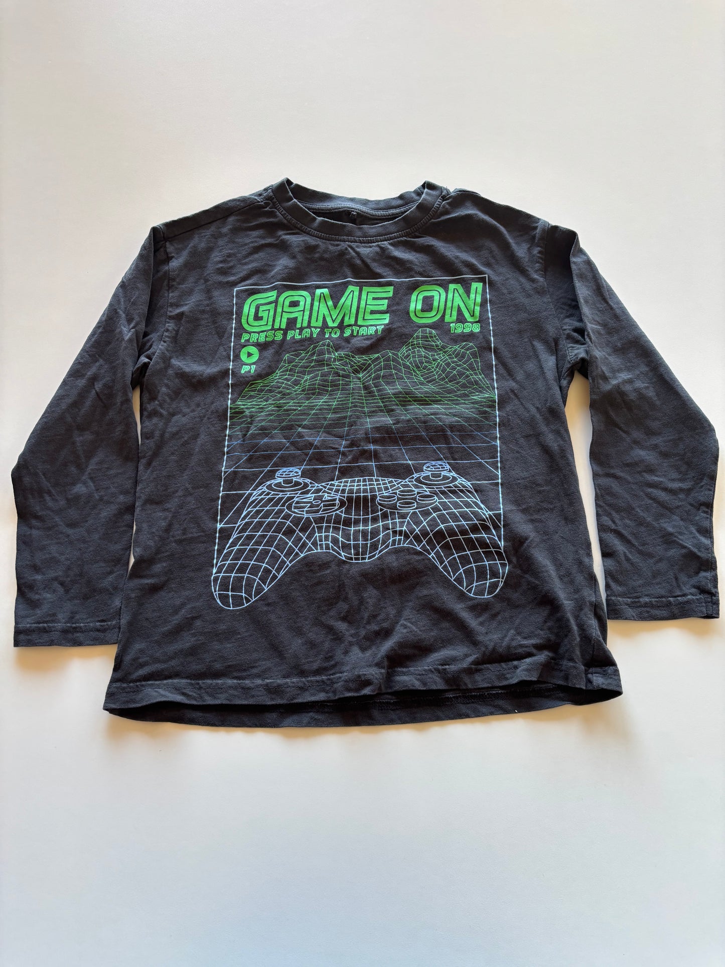 Black Game On Shirt