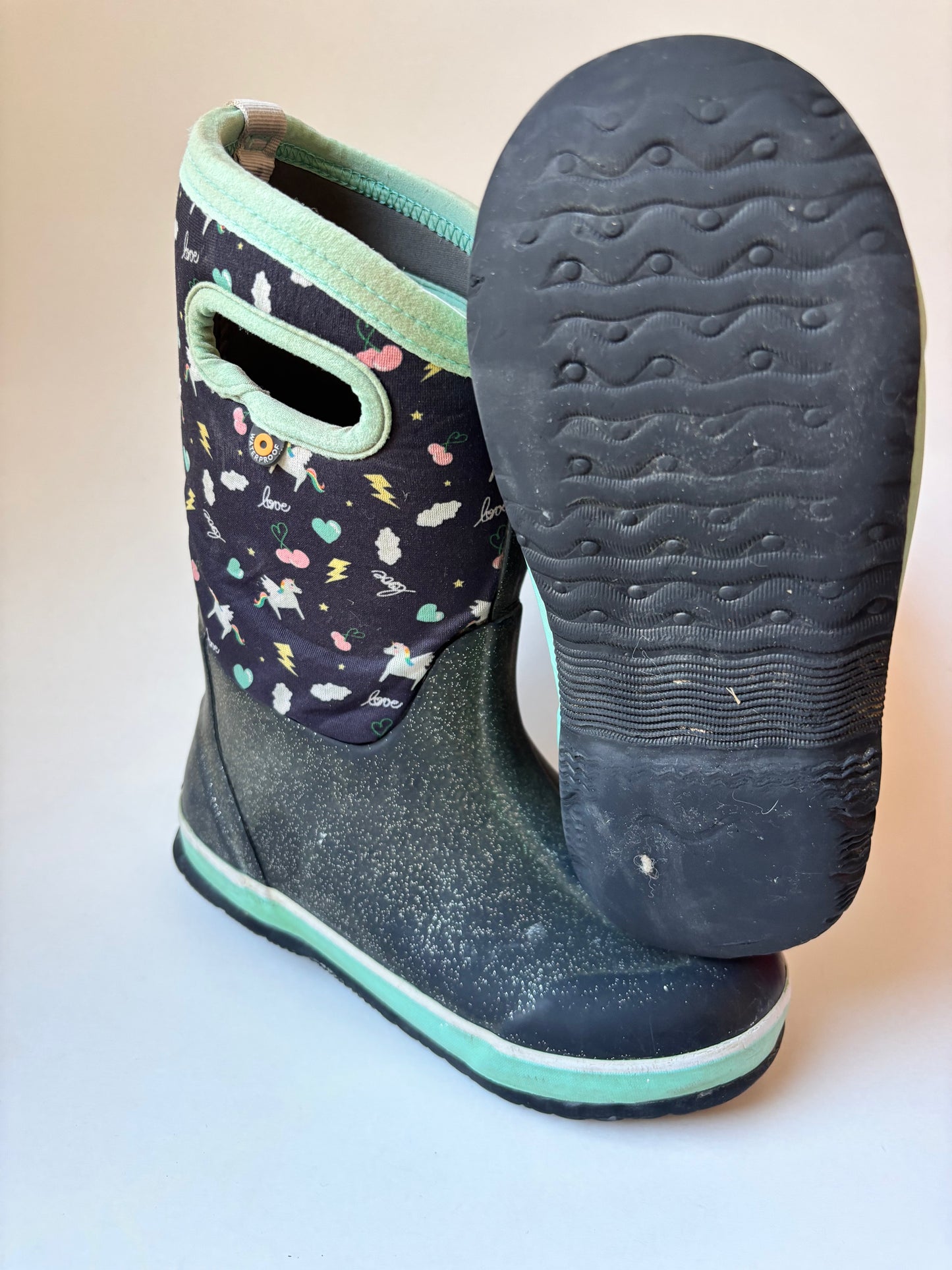 Sparkly Unicorn Bogs Boots