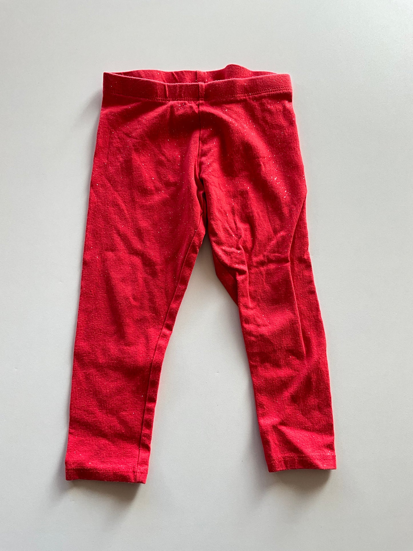 Sparkly Red Leggings