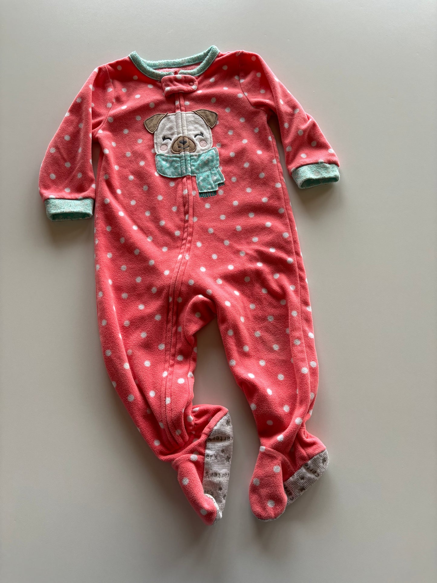 Pink Polka Dot Dog Sleeper