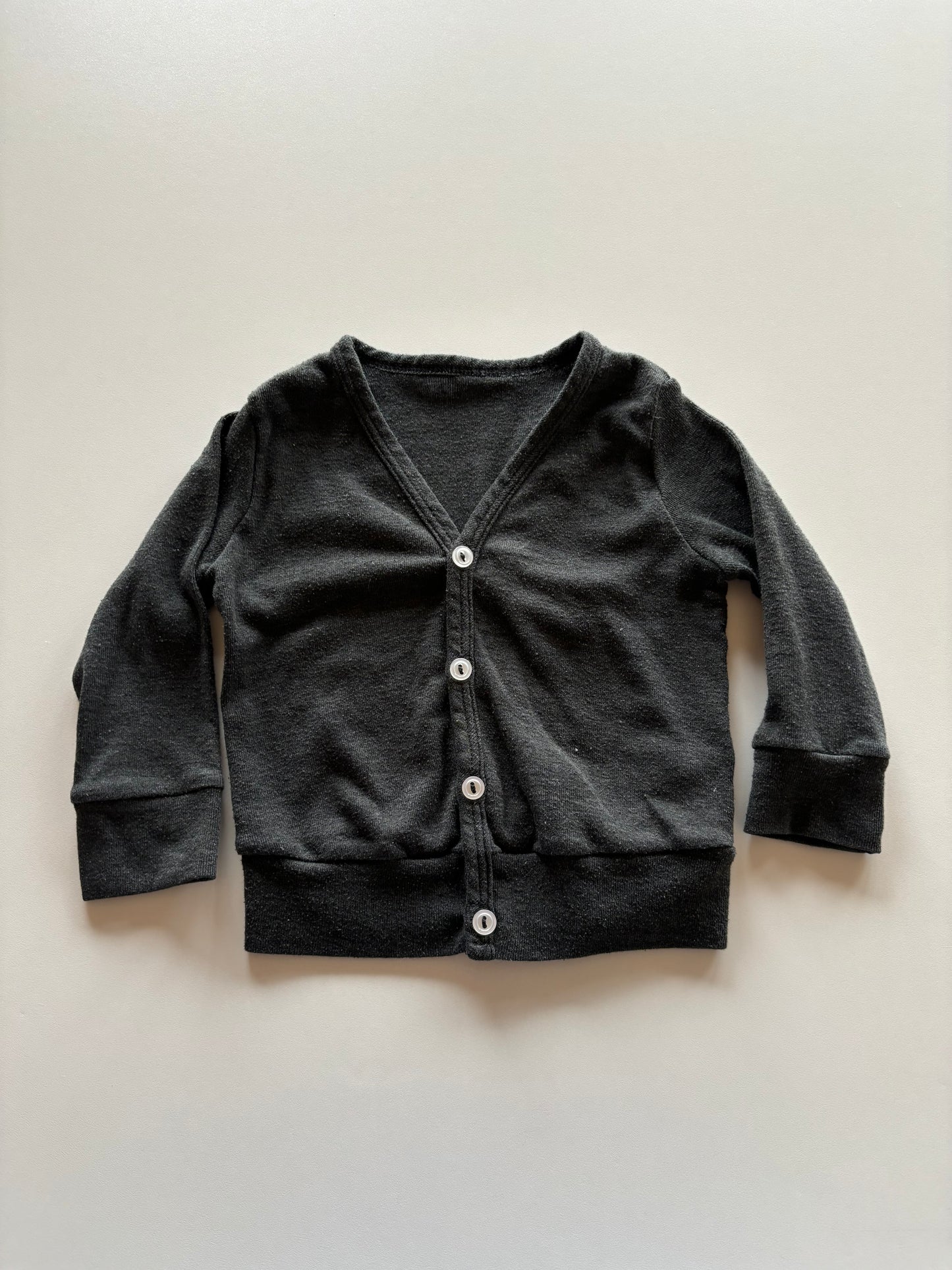Black Button Up Cardigan