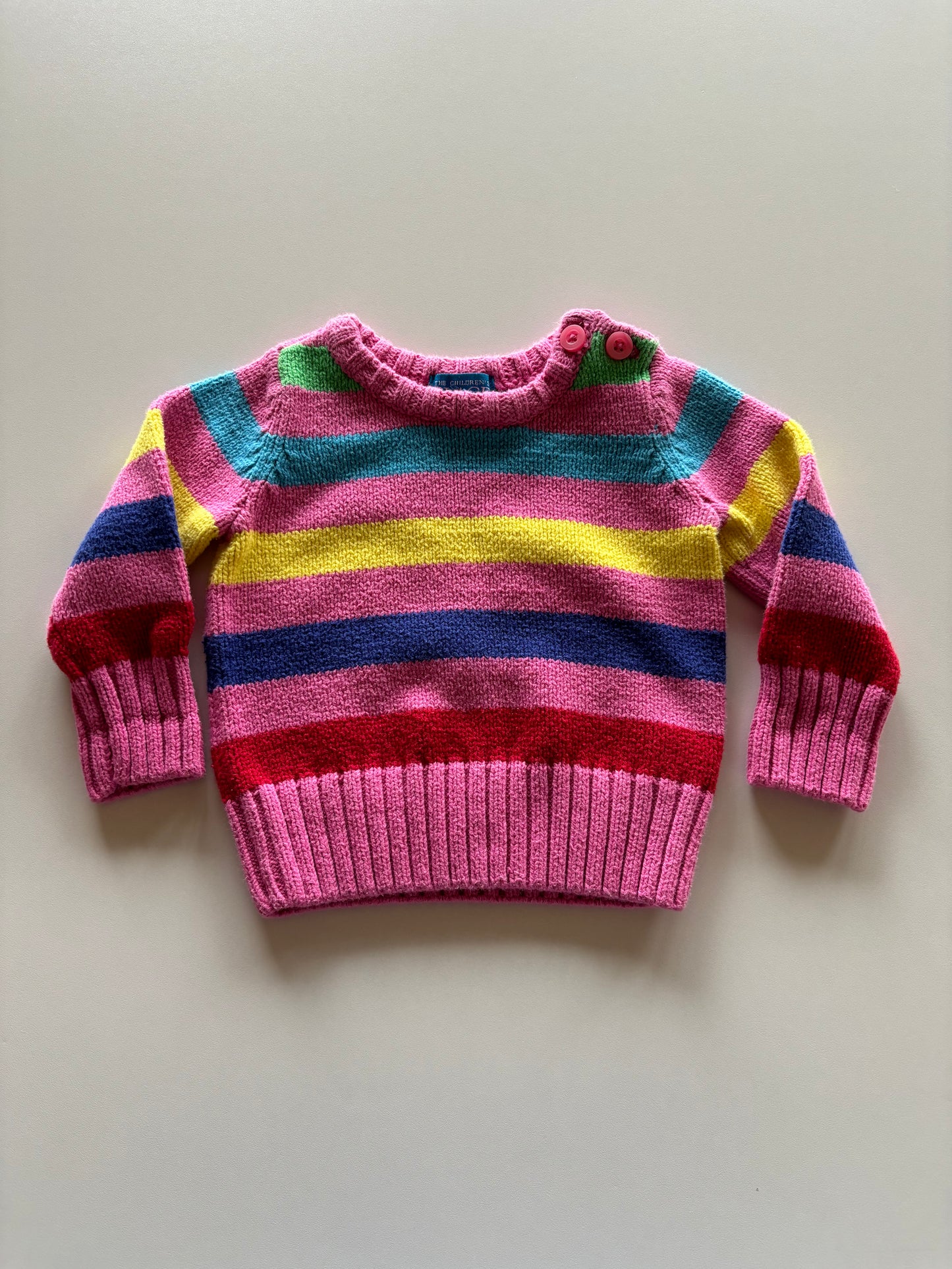 Knit Colourful Striped Sweater