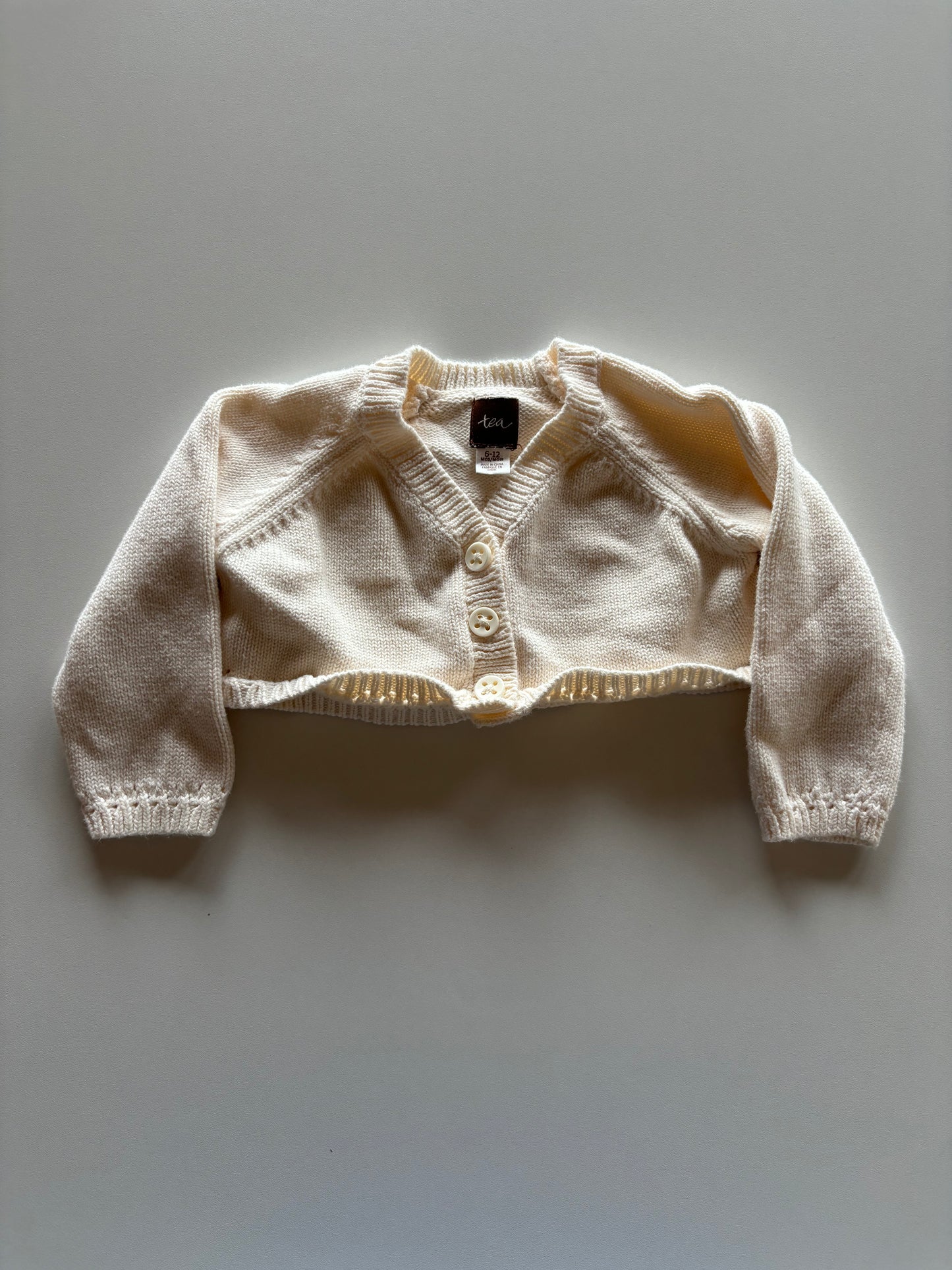 Ivory Cropped Cardigan