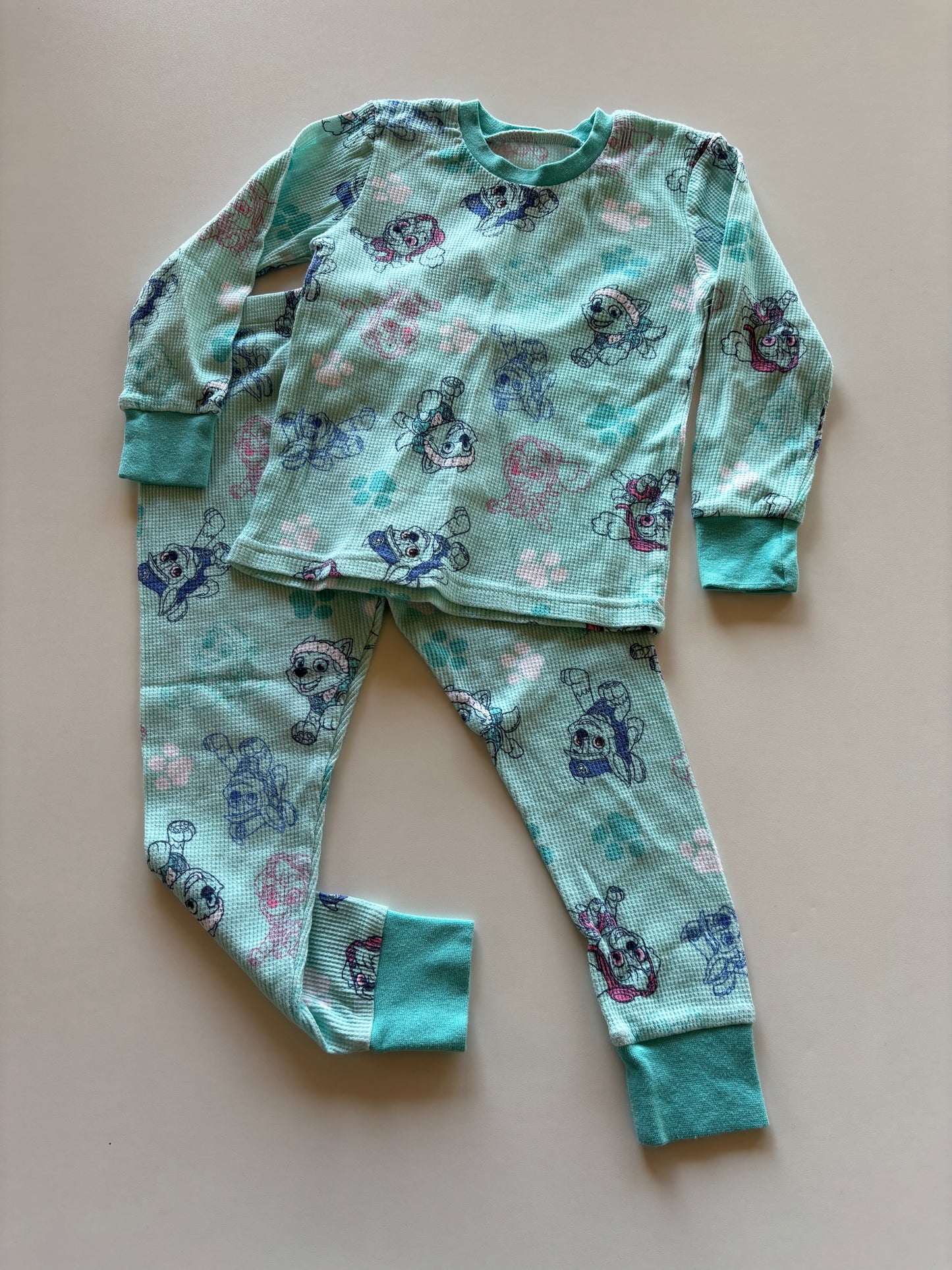 Blue Waffle Paw Patrol Pajamas