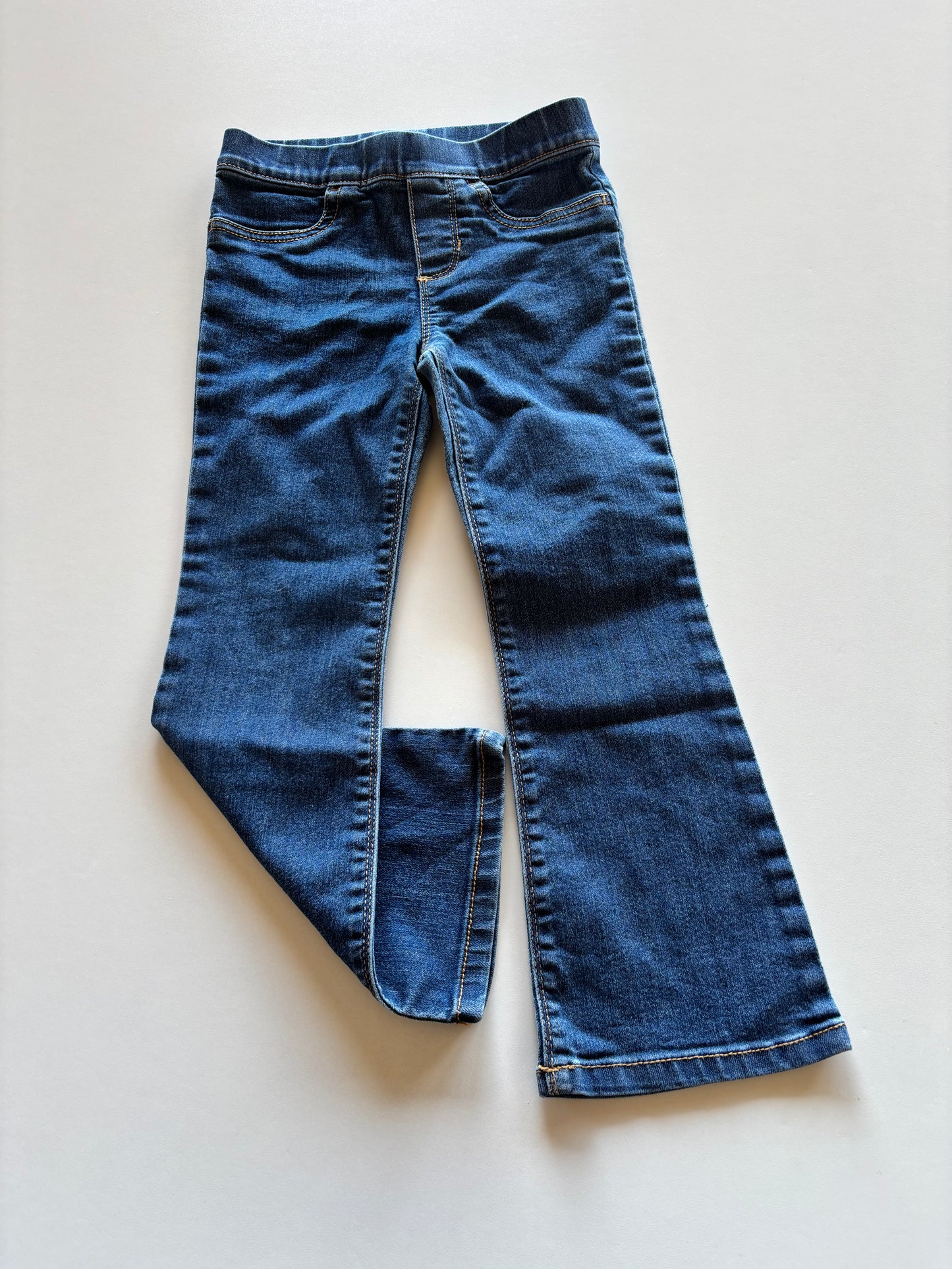 Pull On Flare Denim