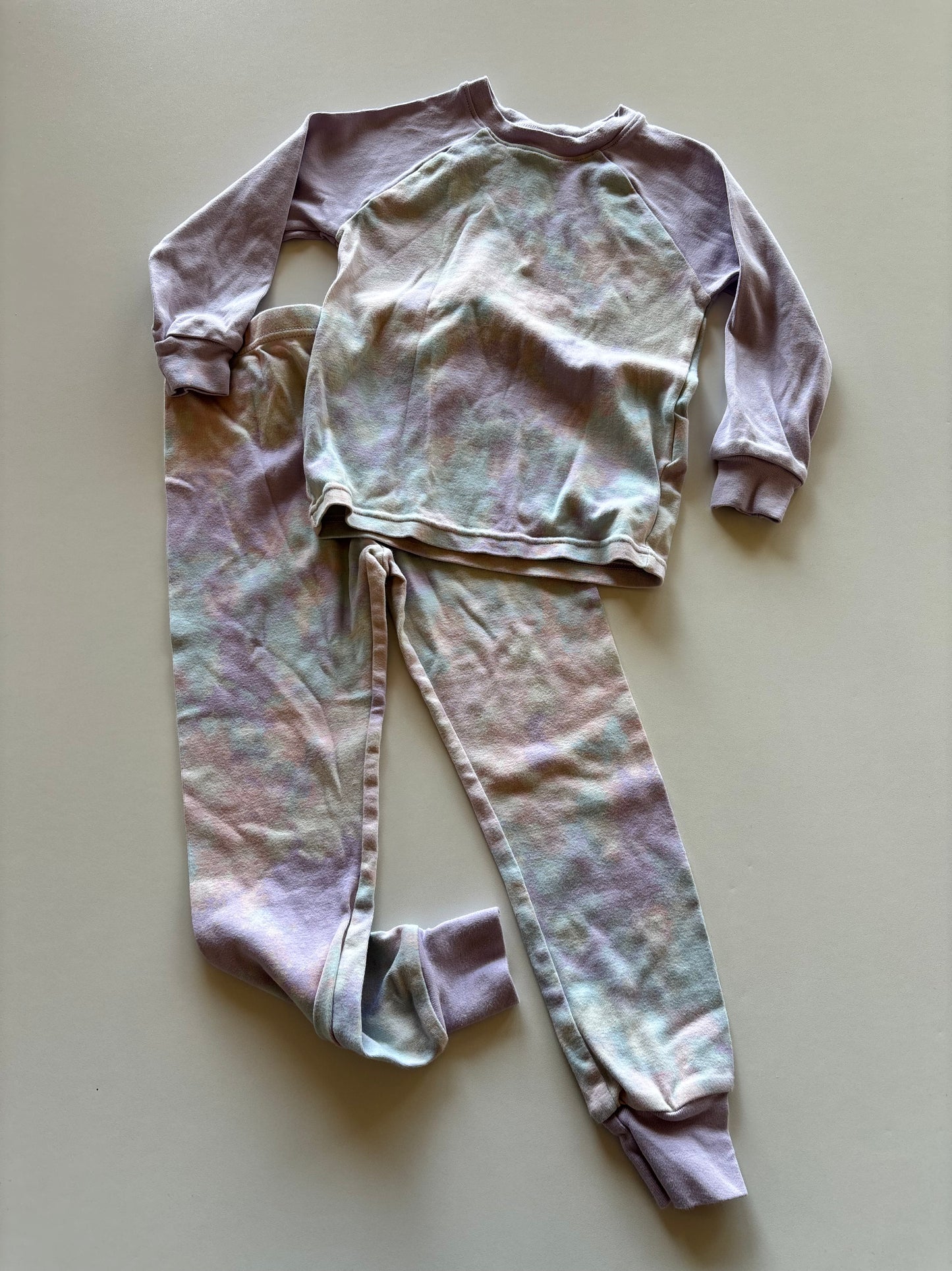 2pc Purple & Tie Dye Pajamas