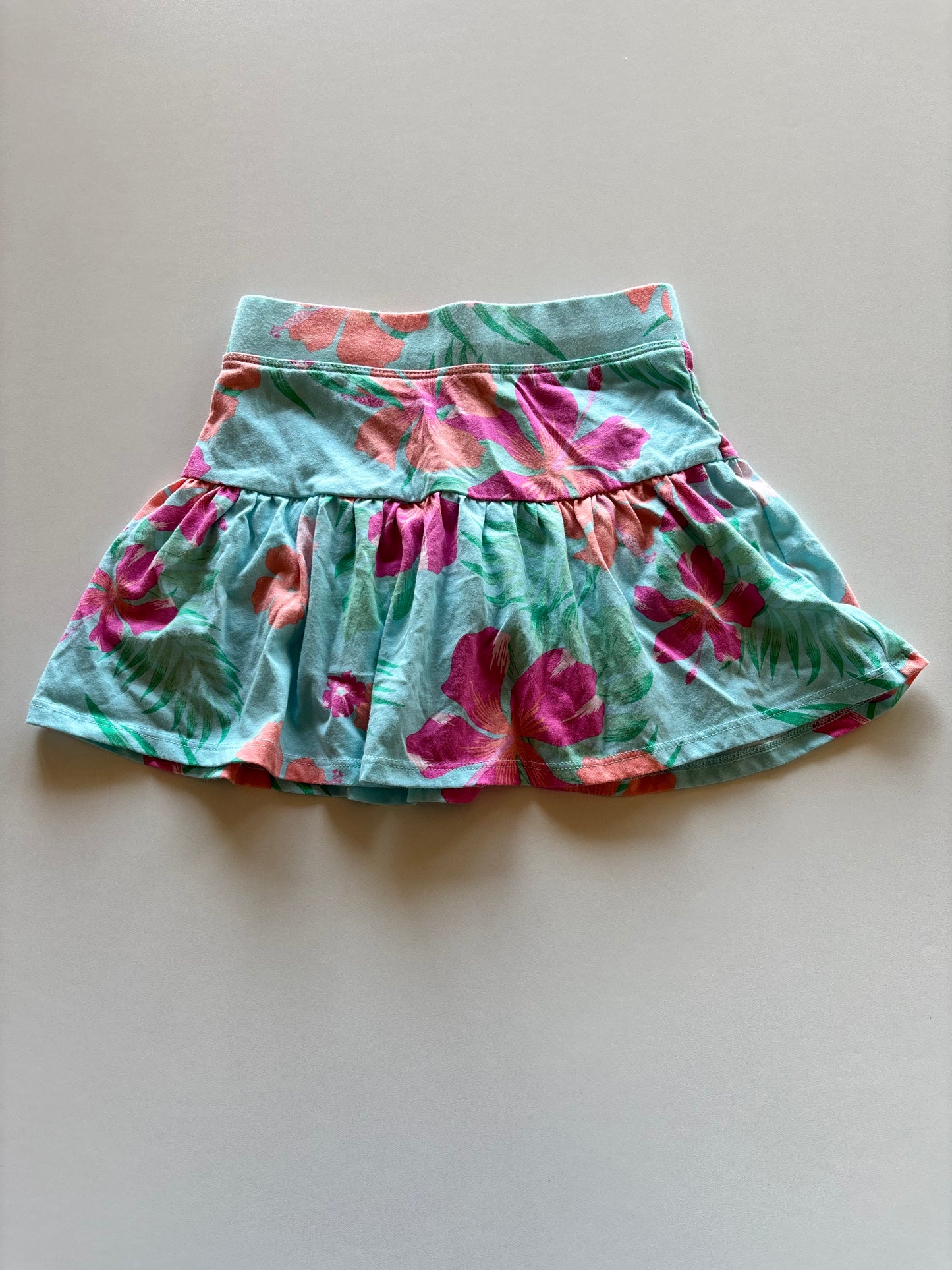 Blue Tropical Skort