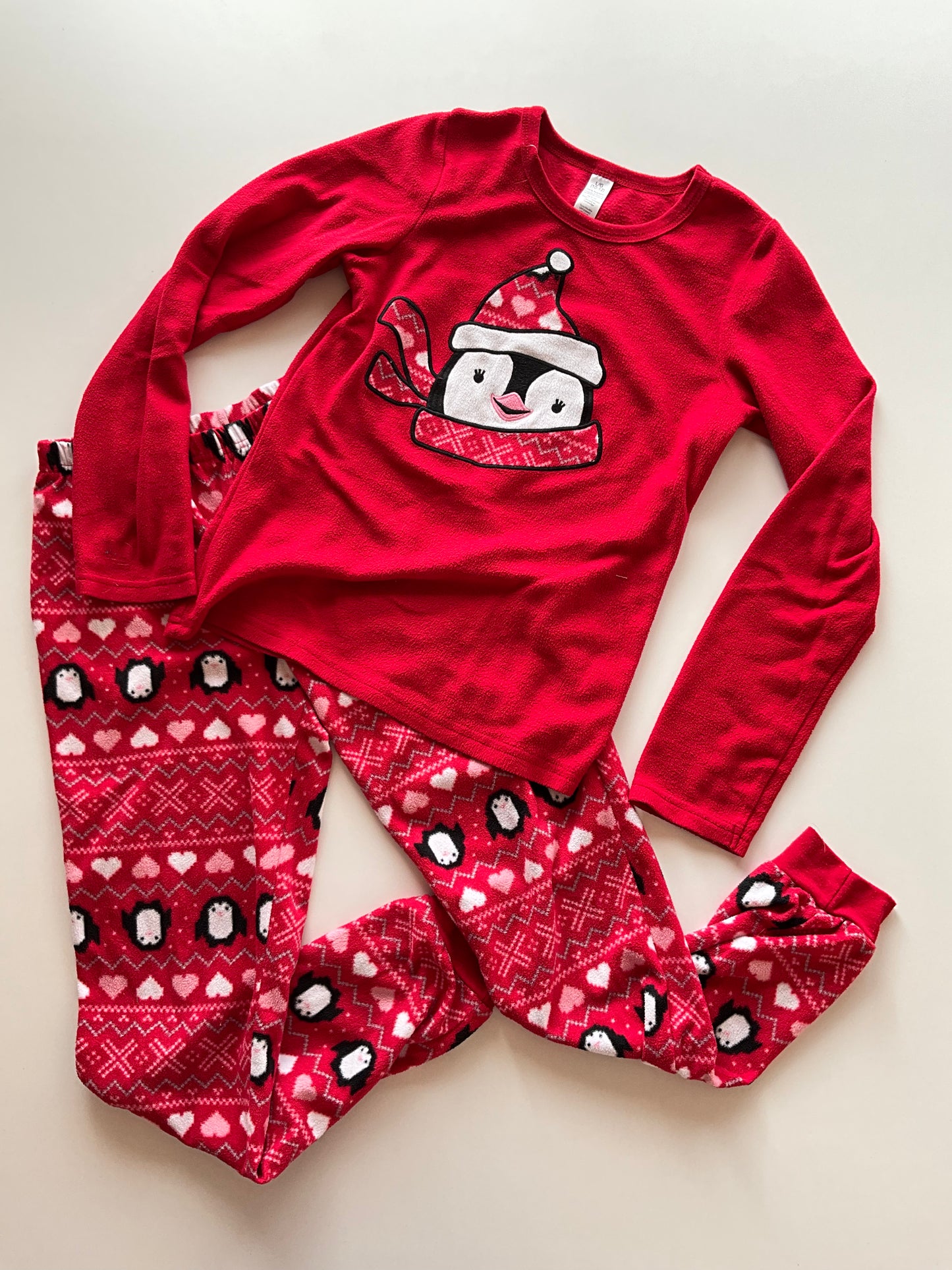 2pc Penguin Fleece Pajamas