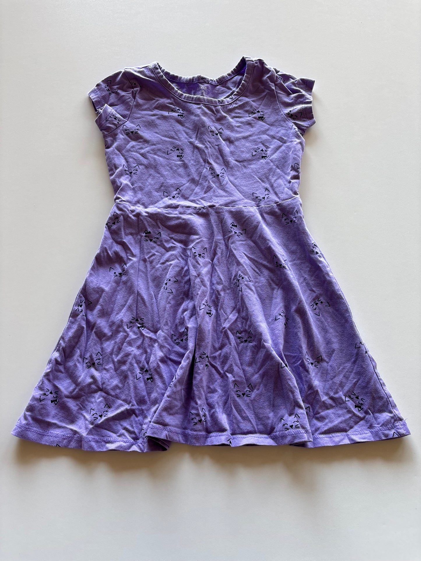 Purple Cat Dress