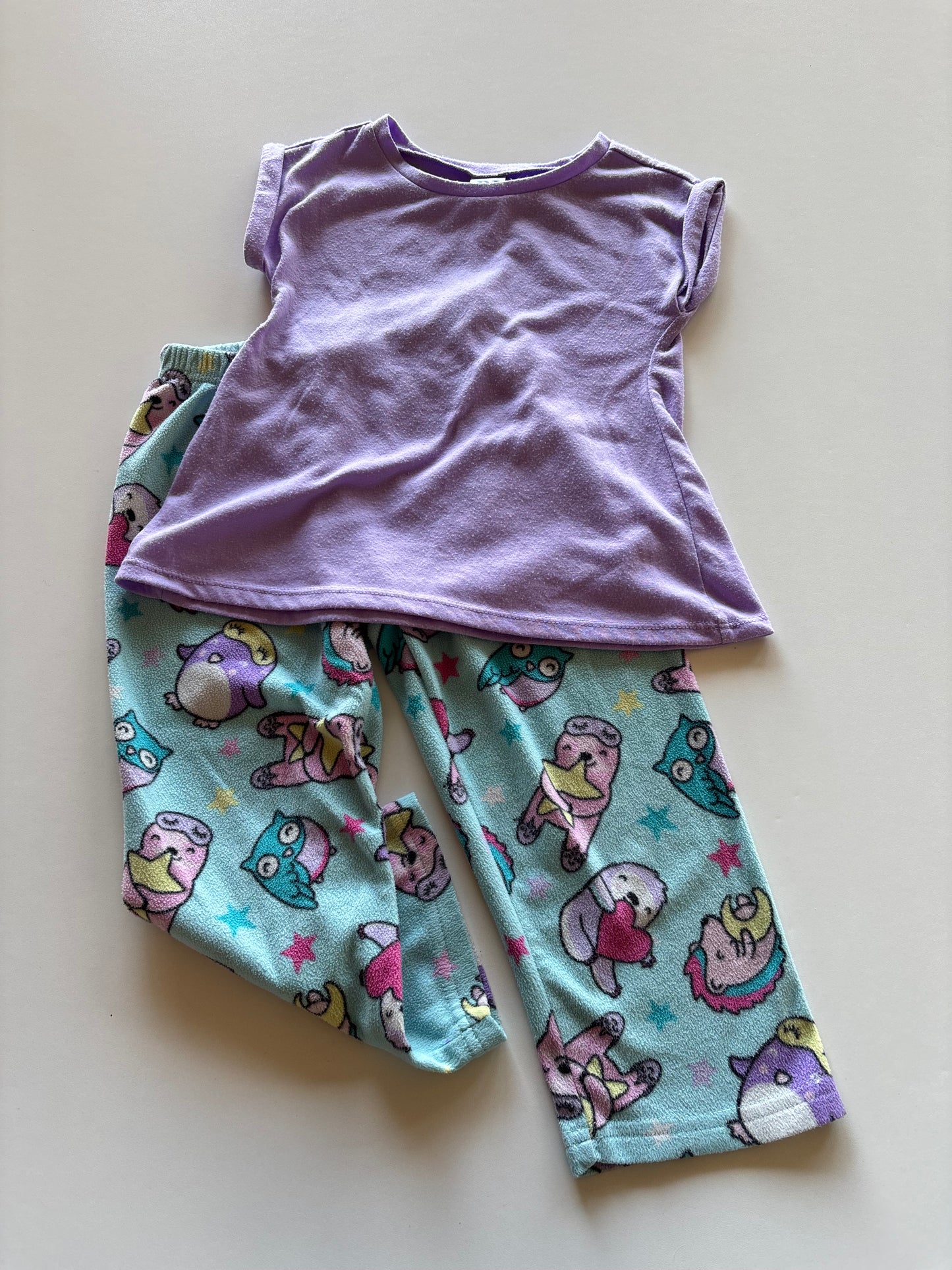 2pc Purple & Blue Pajamas