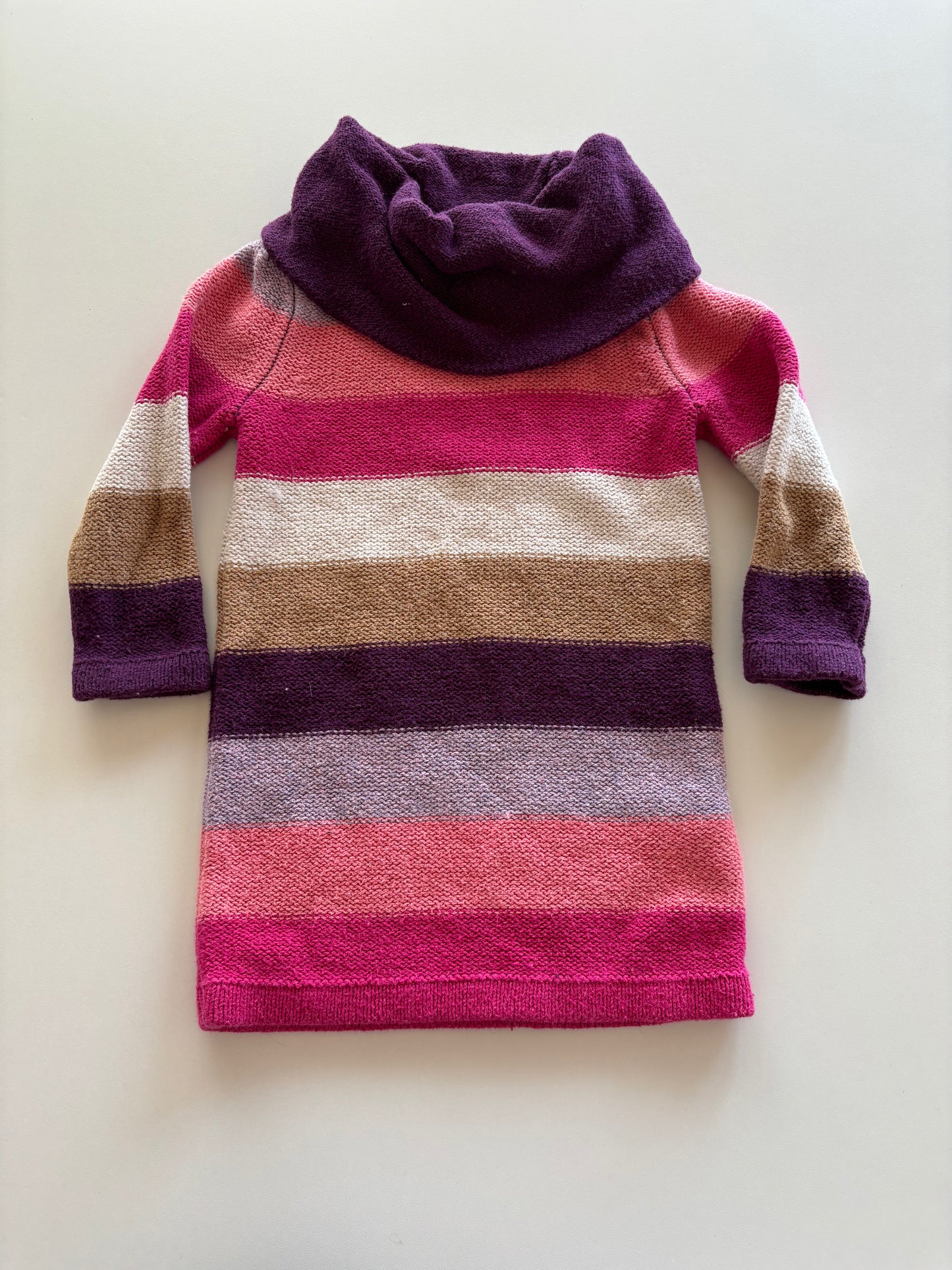 Striped Knit Turtleneck