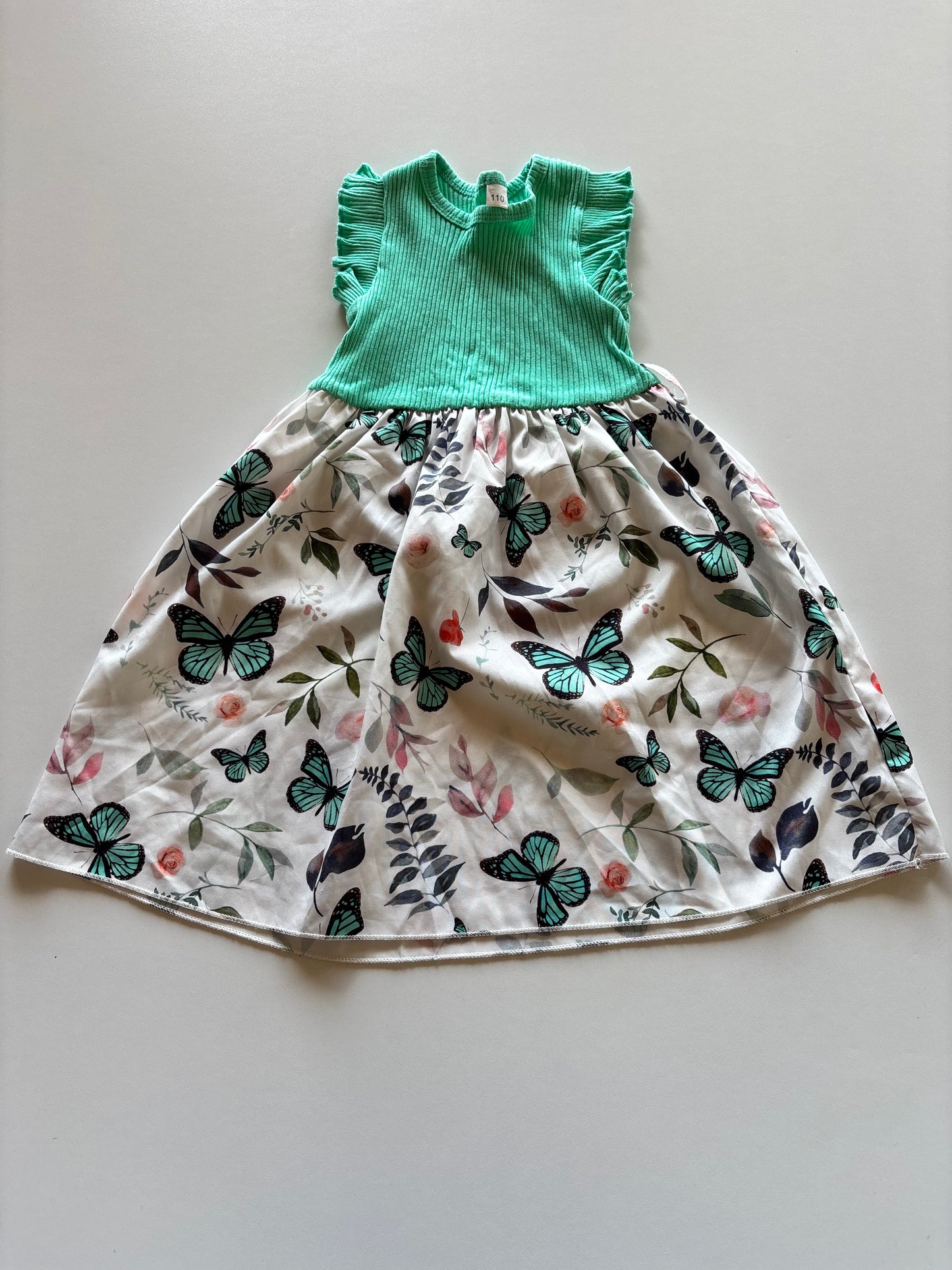 Mint & Butterfly Dress