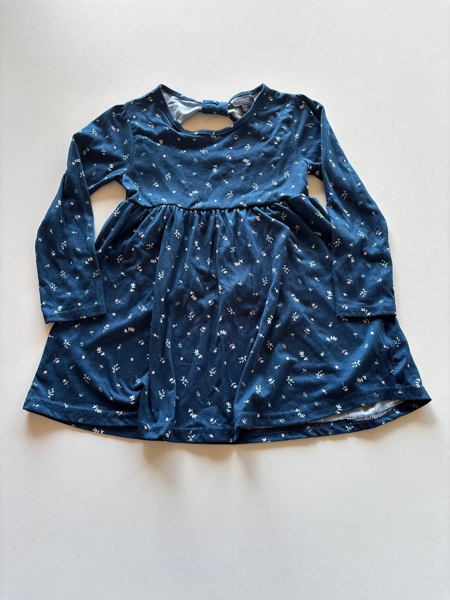 Blue Dainty Floral Dress