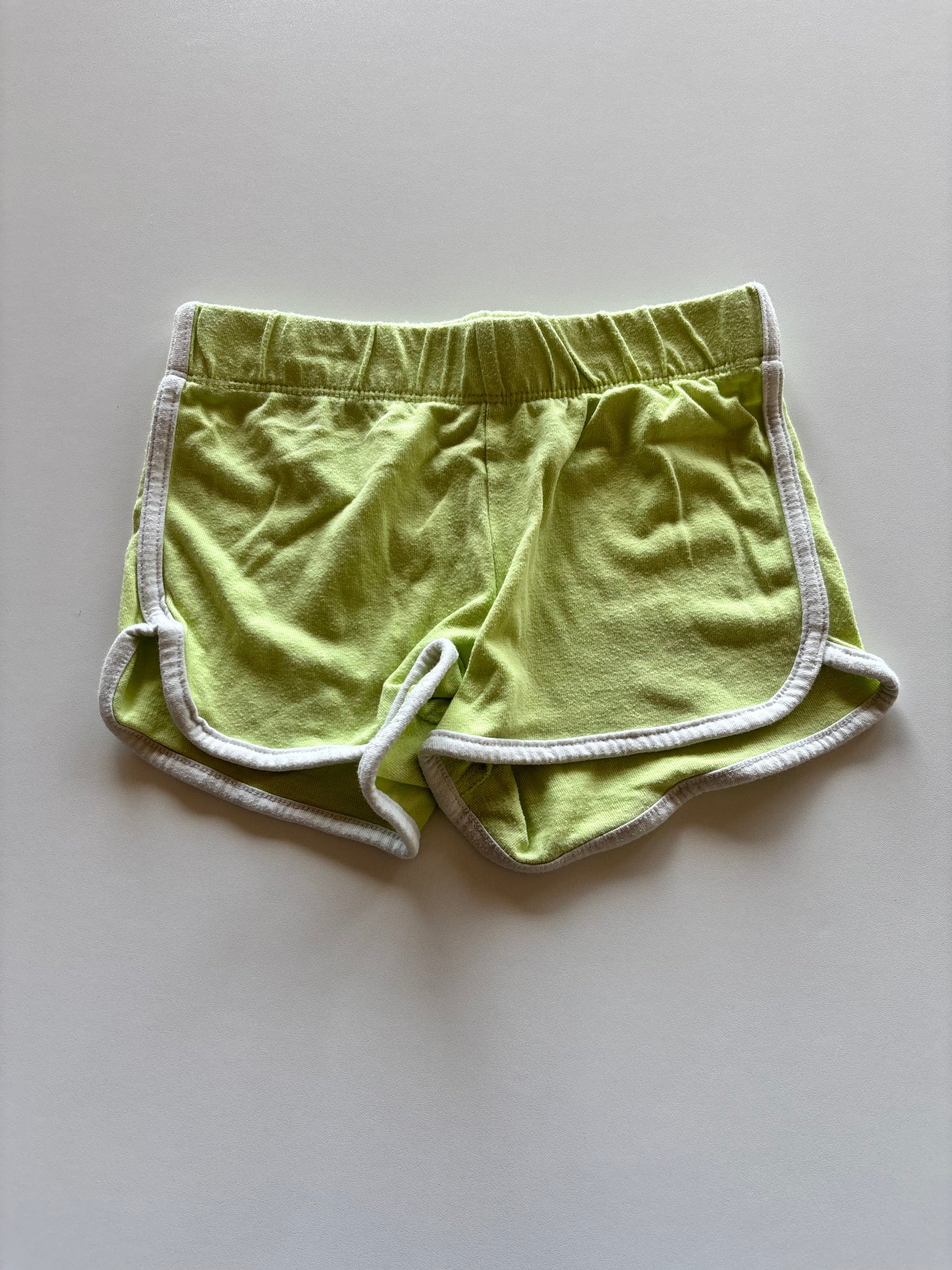Lime Green & White Shorts