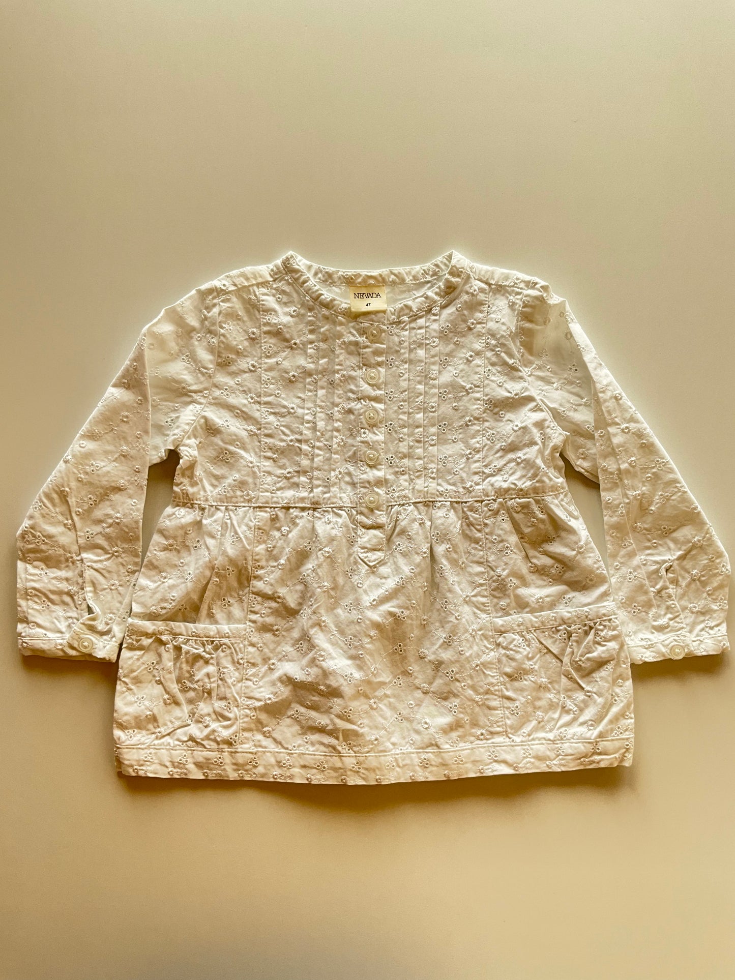 White Eyelet Blouse