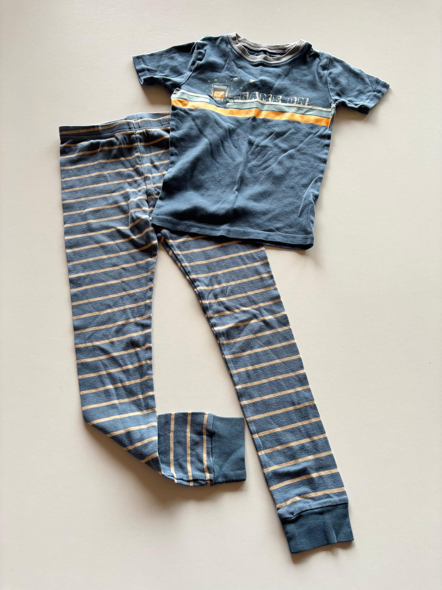 2pc Blue Game On Pajamas